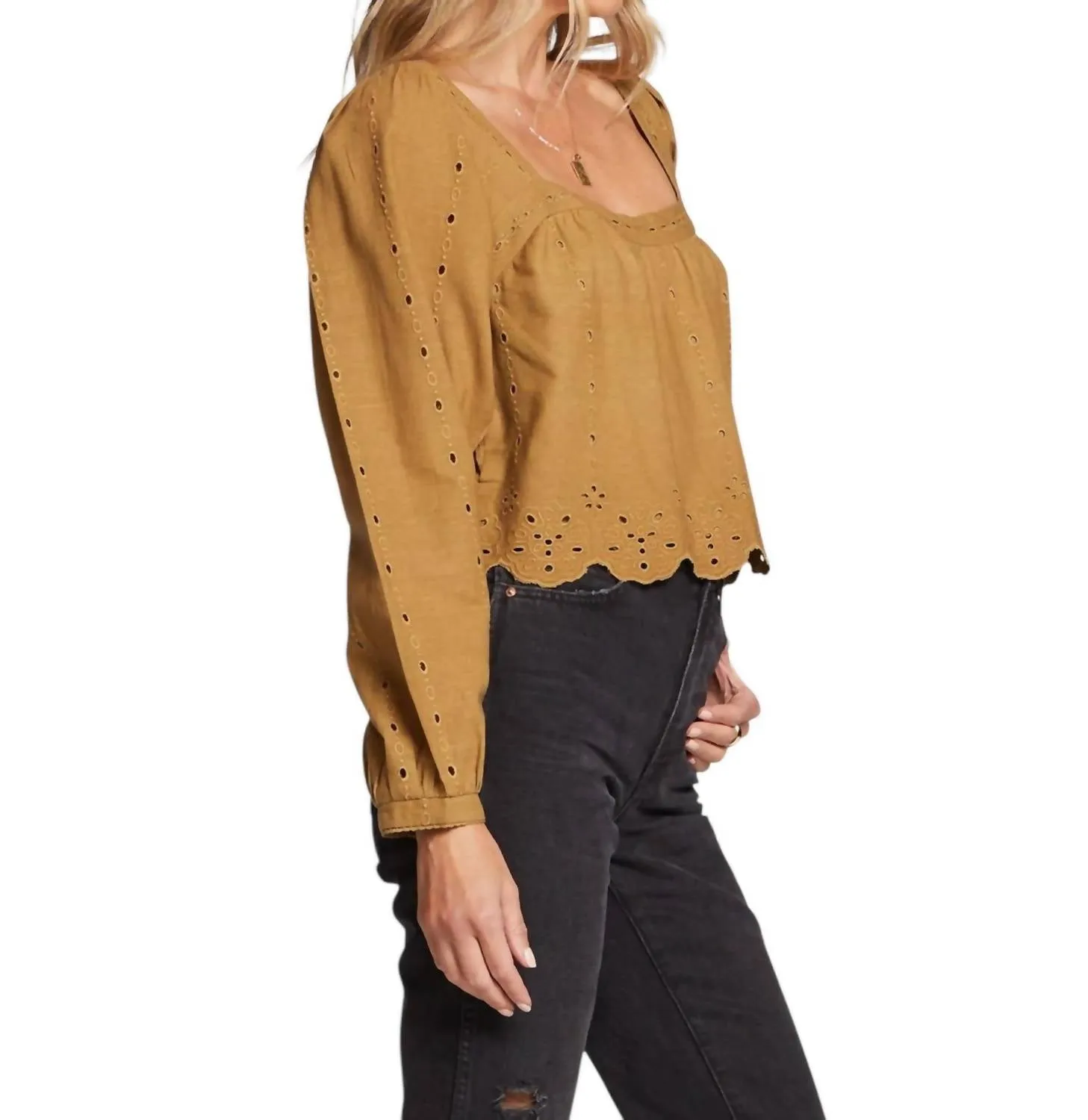 Callen Top In Olive