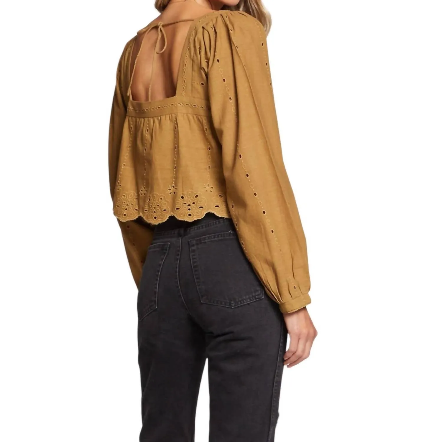 Callen Top In Olive