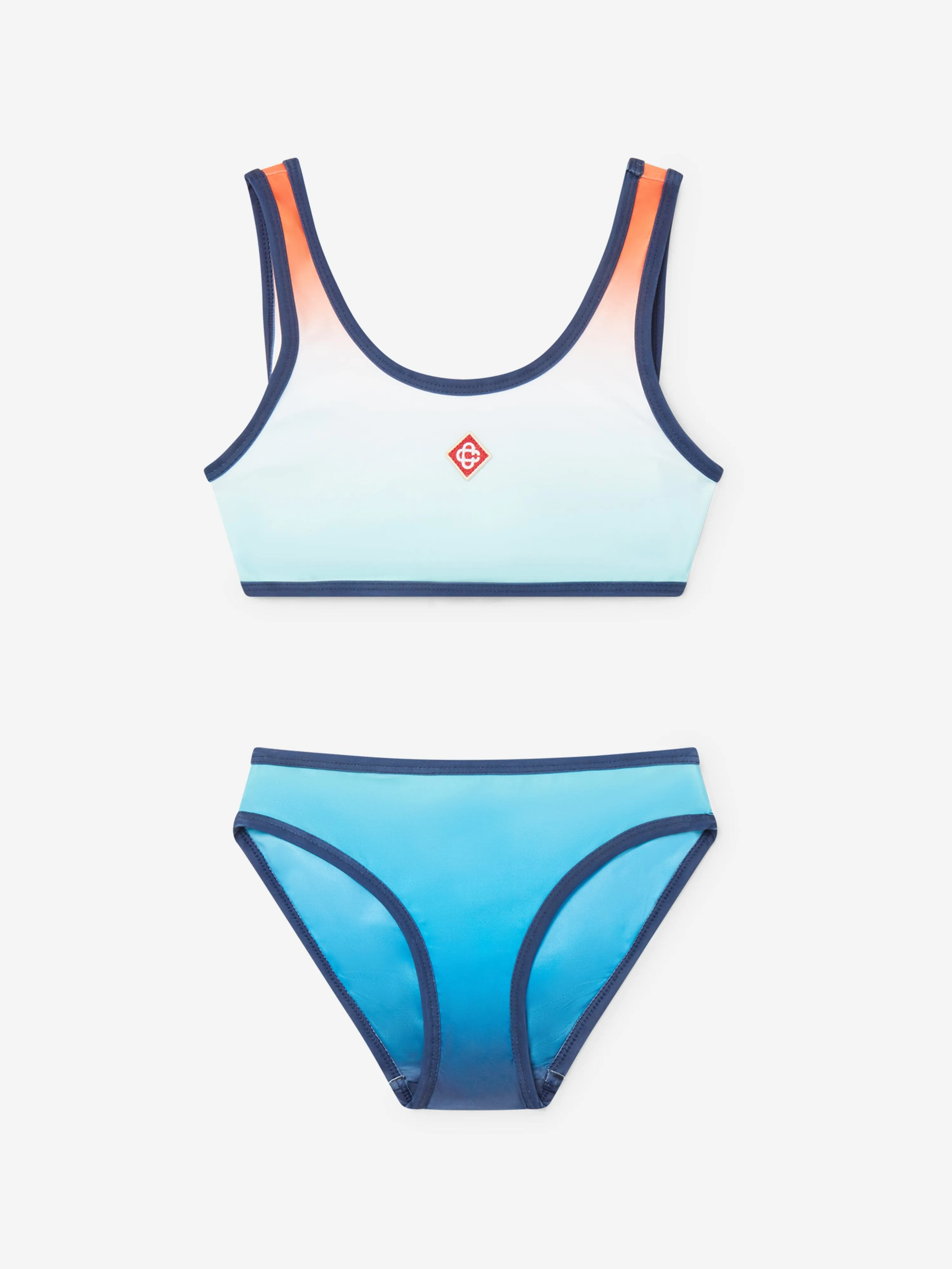 Casablanca Girls Gradient Bikini in Blue