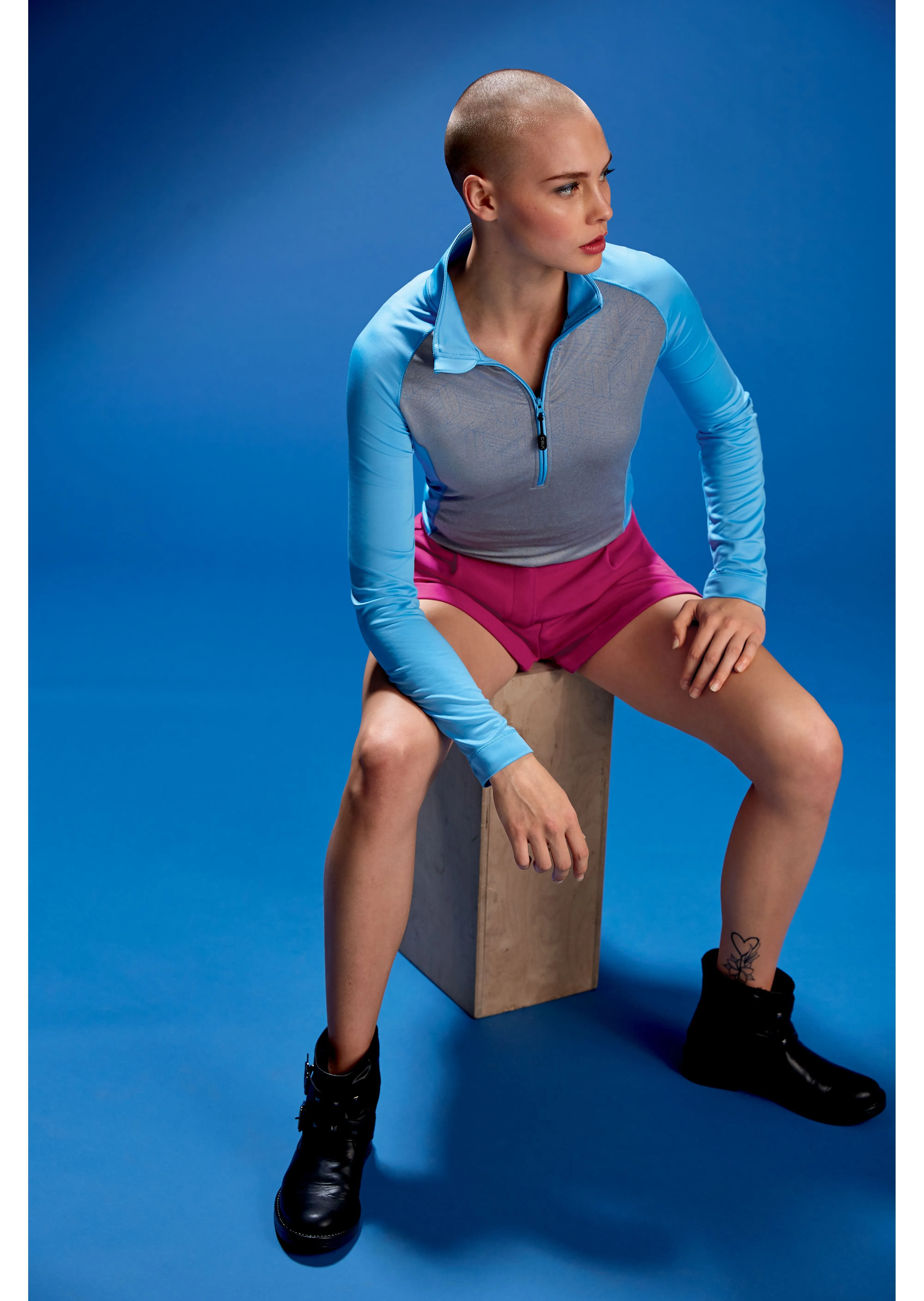 CBUK Ladies' All-Star Printed Half-Zip Jacket