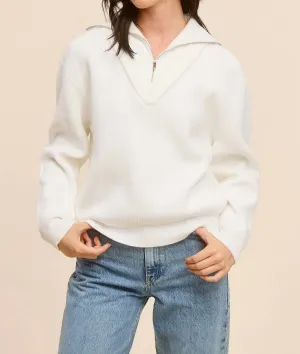 Charlie Sweater In White