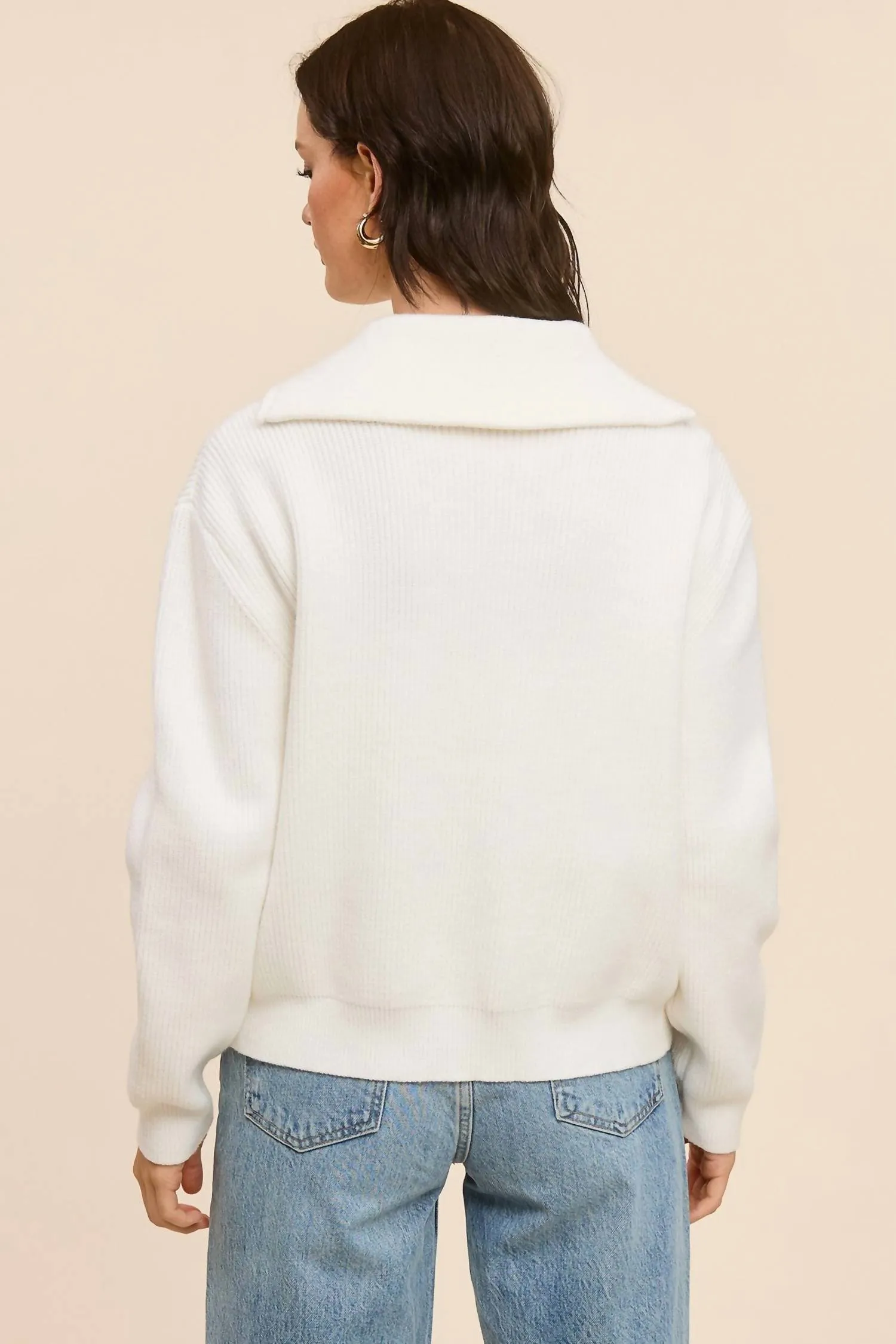 Charlie Sweater In White