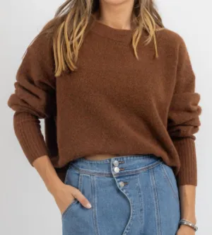 Clara Sweater In Mocha