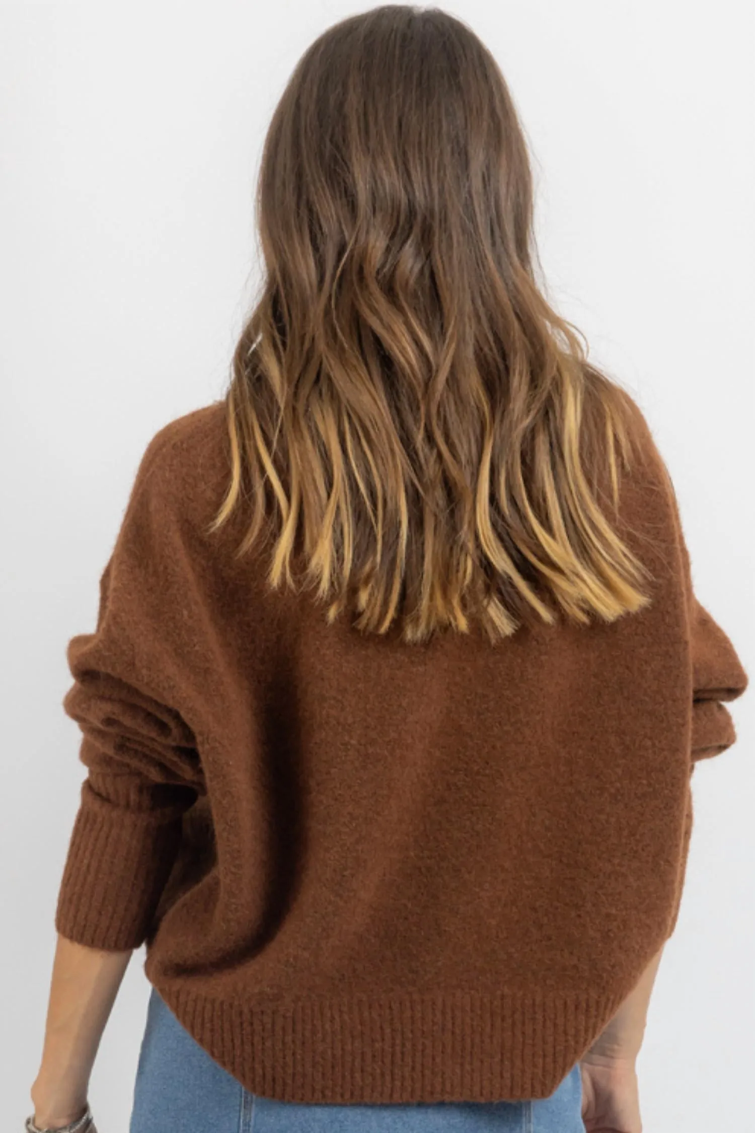 Clara Sweater In Mocha