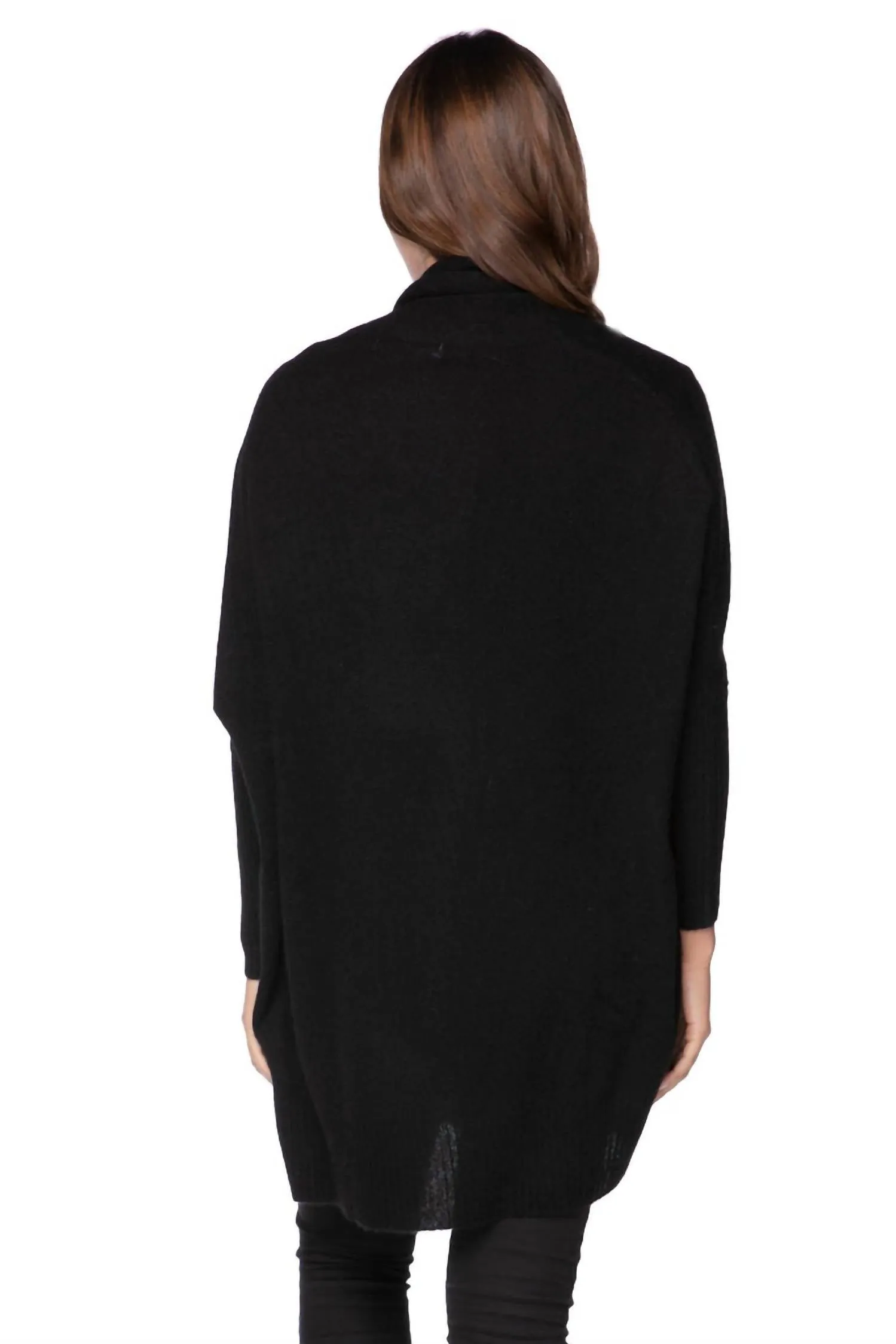 Cocoon Shawl In Black