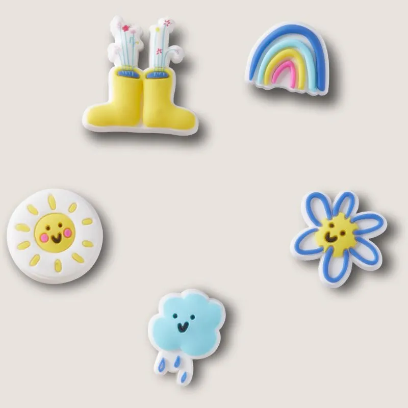 Crocs Fresh Prep Outside Doodle 5 Pack Jibbitz Charms Shoes_Crocs