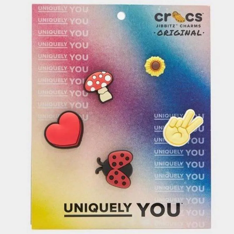 Crocs Good Mix Cute Nature 5 Pack Jibbitz Charms Shoes_Crocs