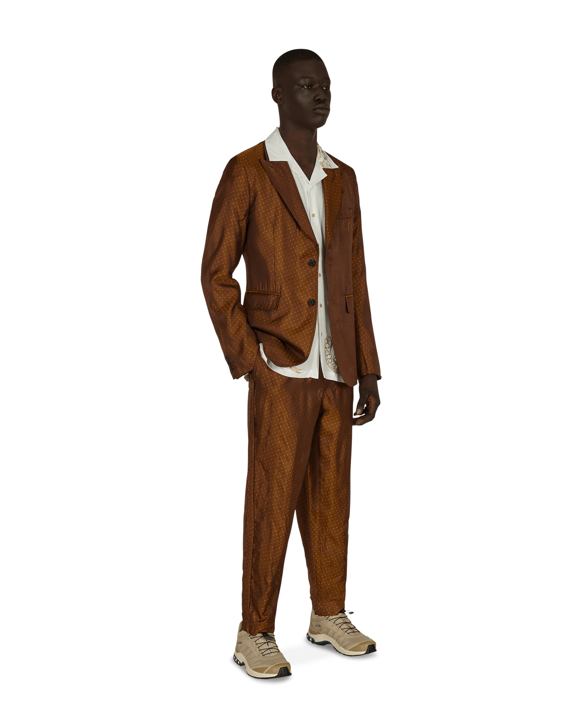 Dot Jacket Brown