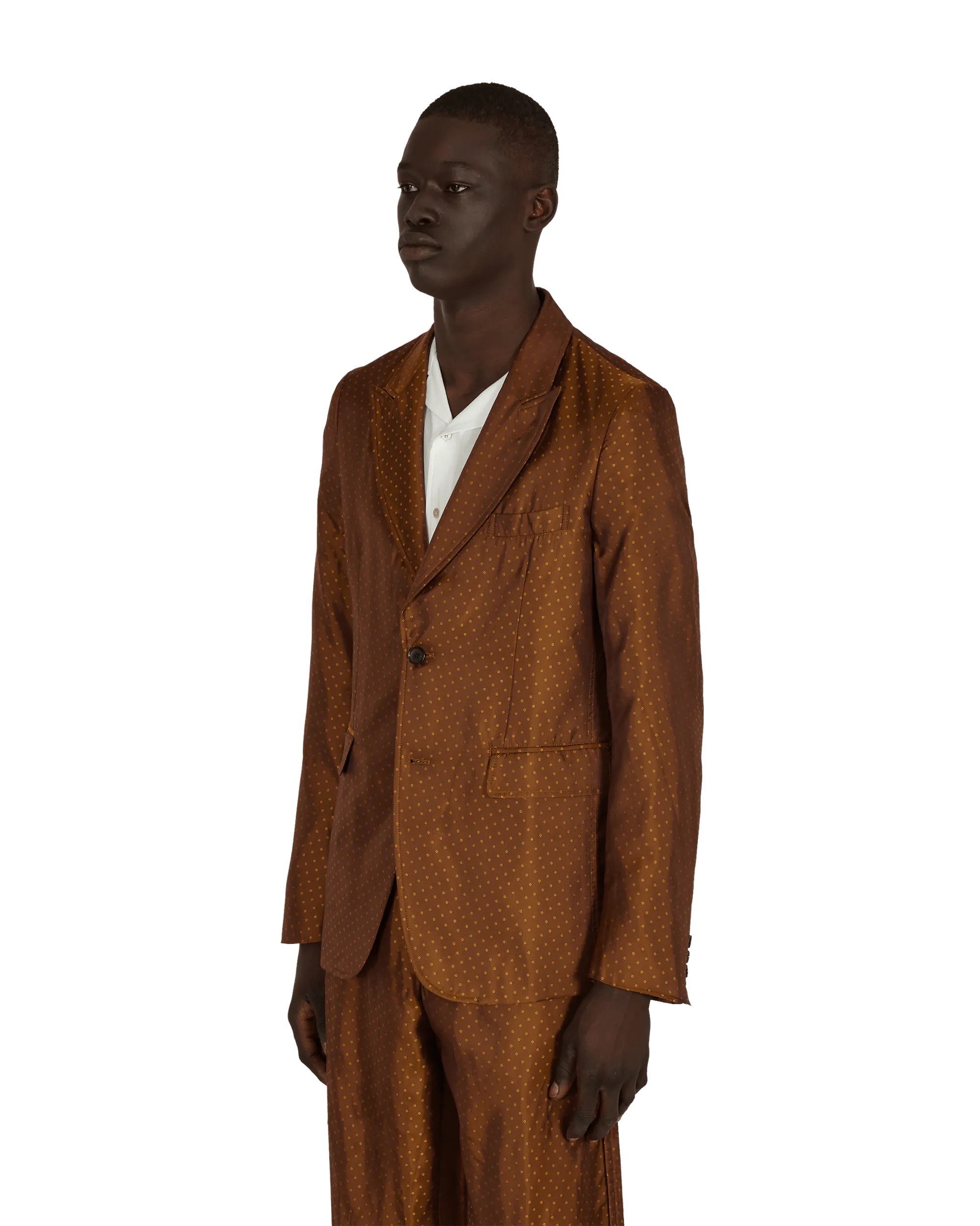 Dot Jacket Brown