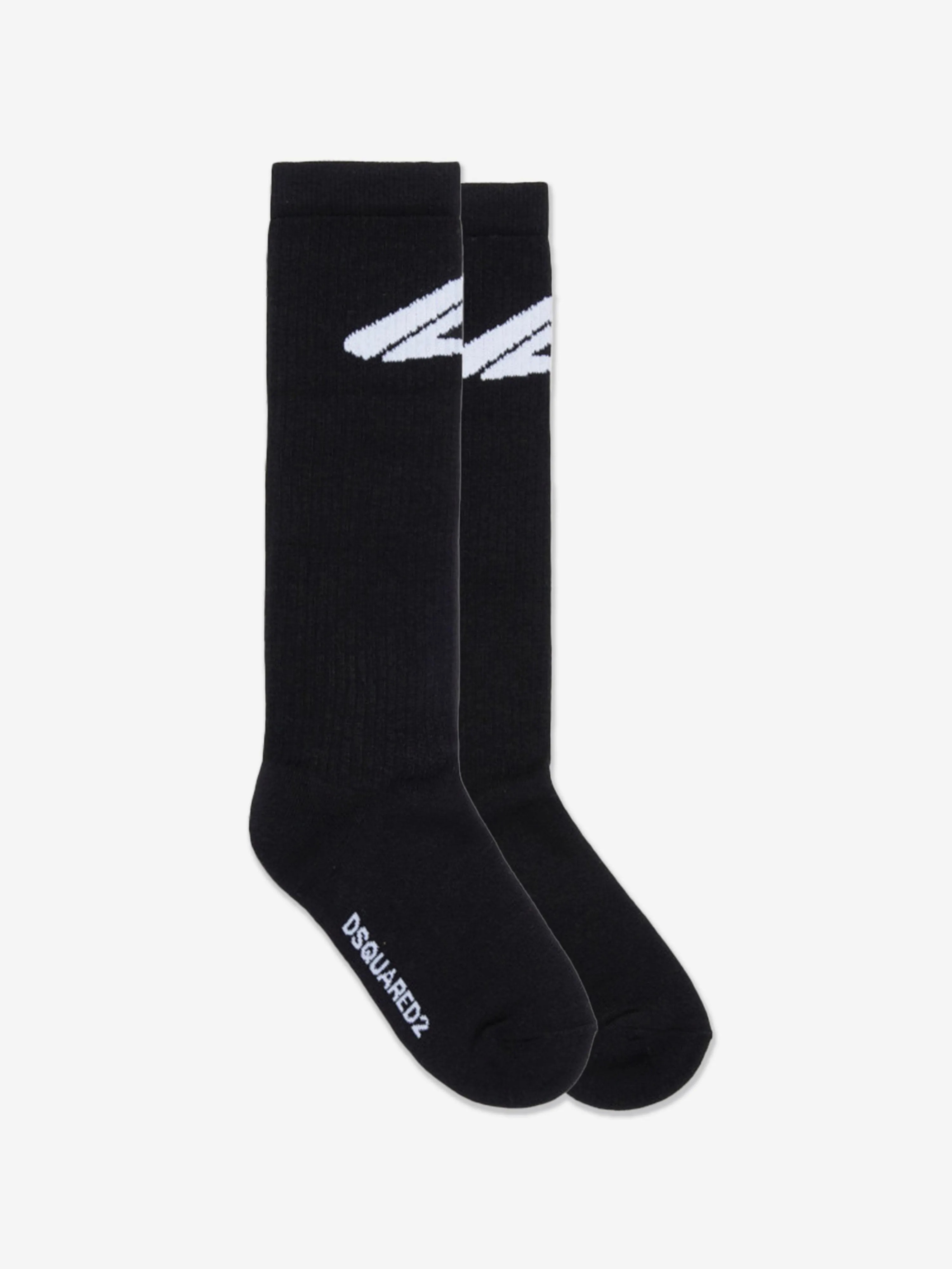 Dsquared2 Kids Icon Logo Socks in Black