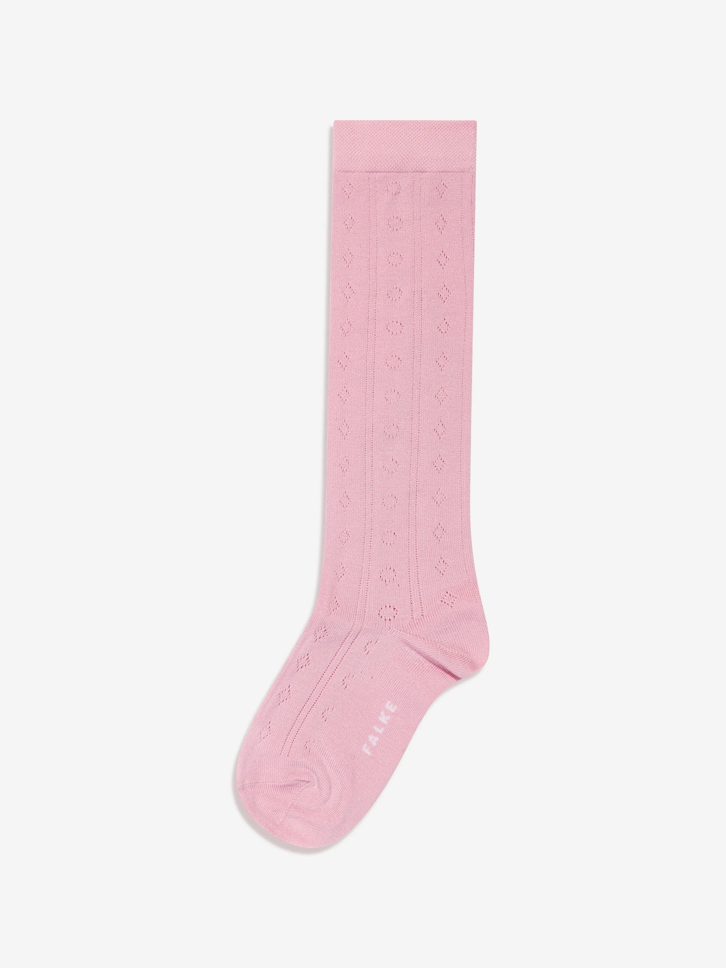 Falke Girls Ajour Knee-High Socks in Pink