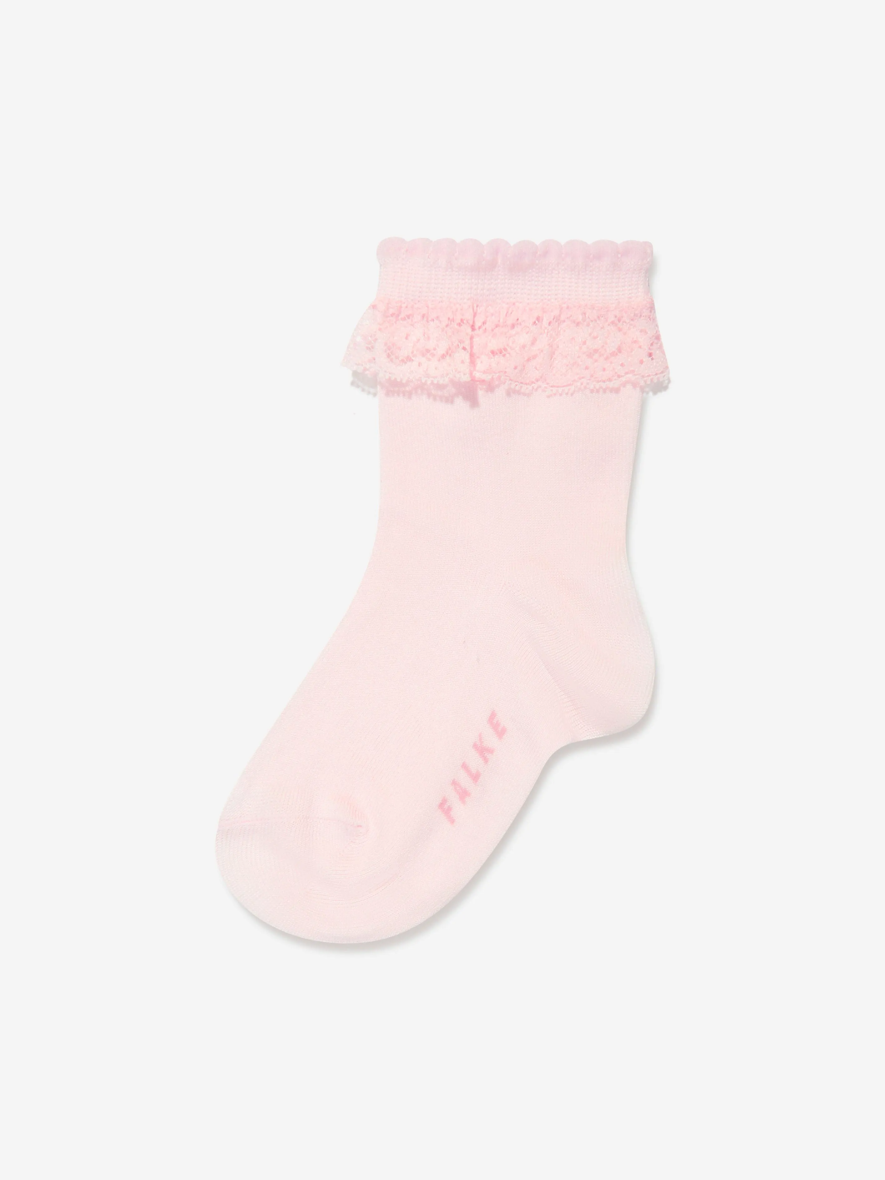 Falke Girls Romantic Lace Socks in Pink
