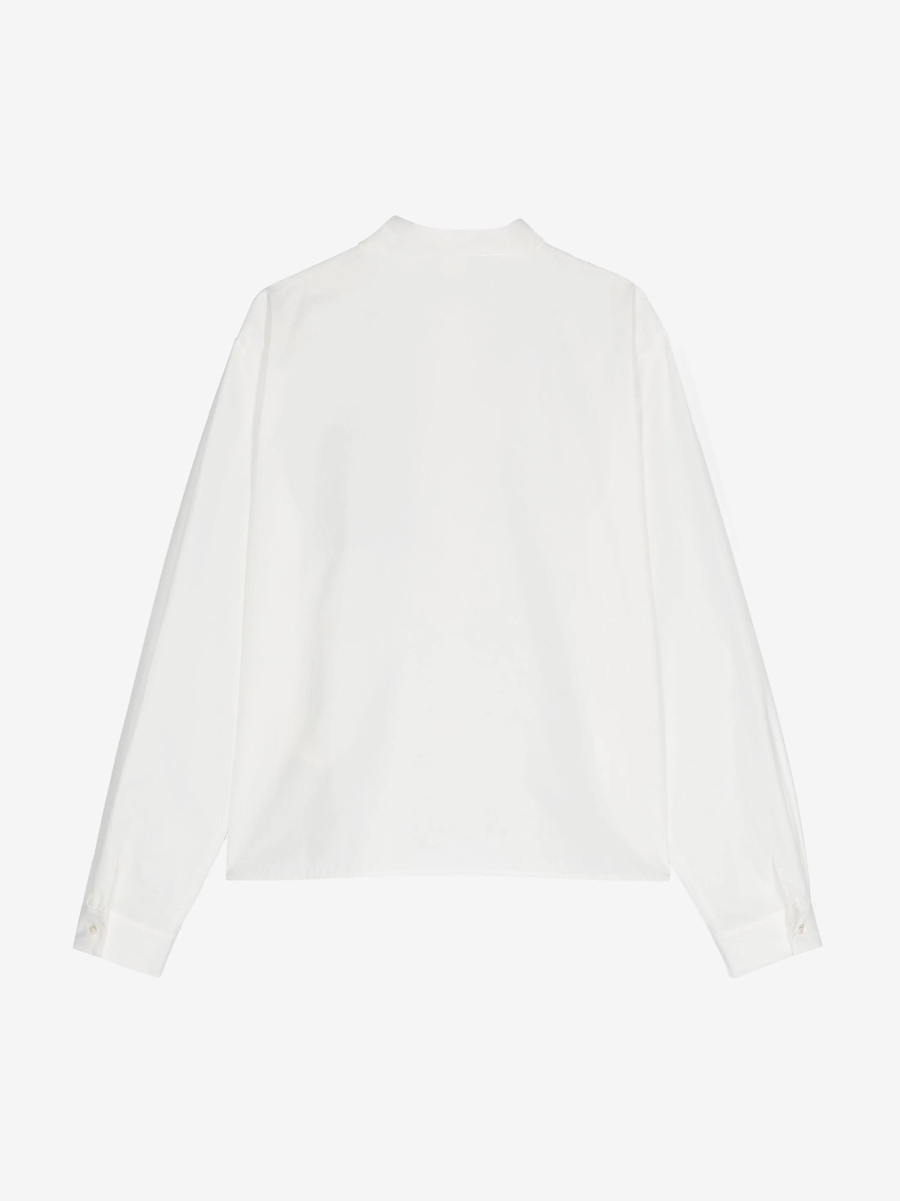 Fendi Girls FF Logo Ruffle Blouse in White