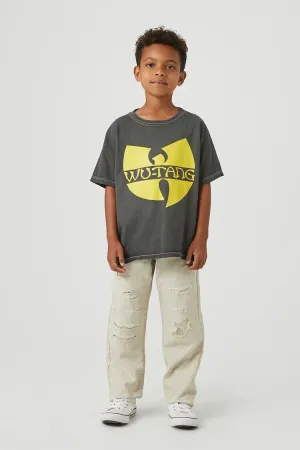 Forever 21 Kids Distressed Slim-Fit Jeans (Girls   Boys) Taupe Forever 21