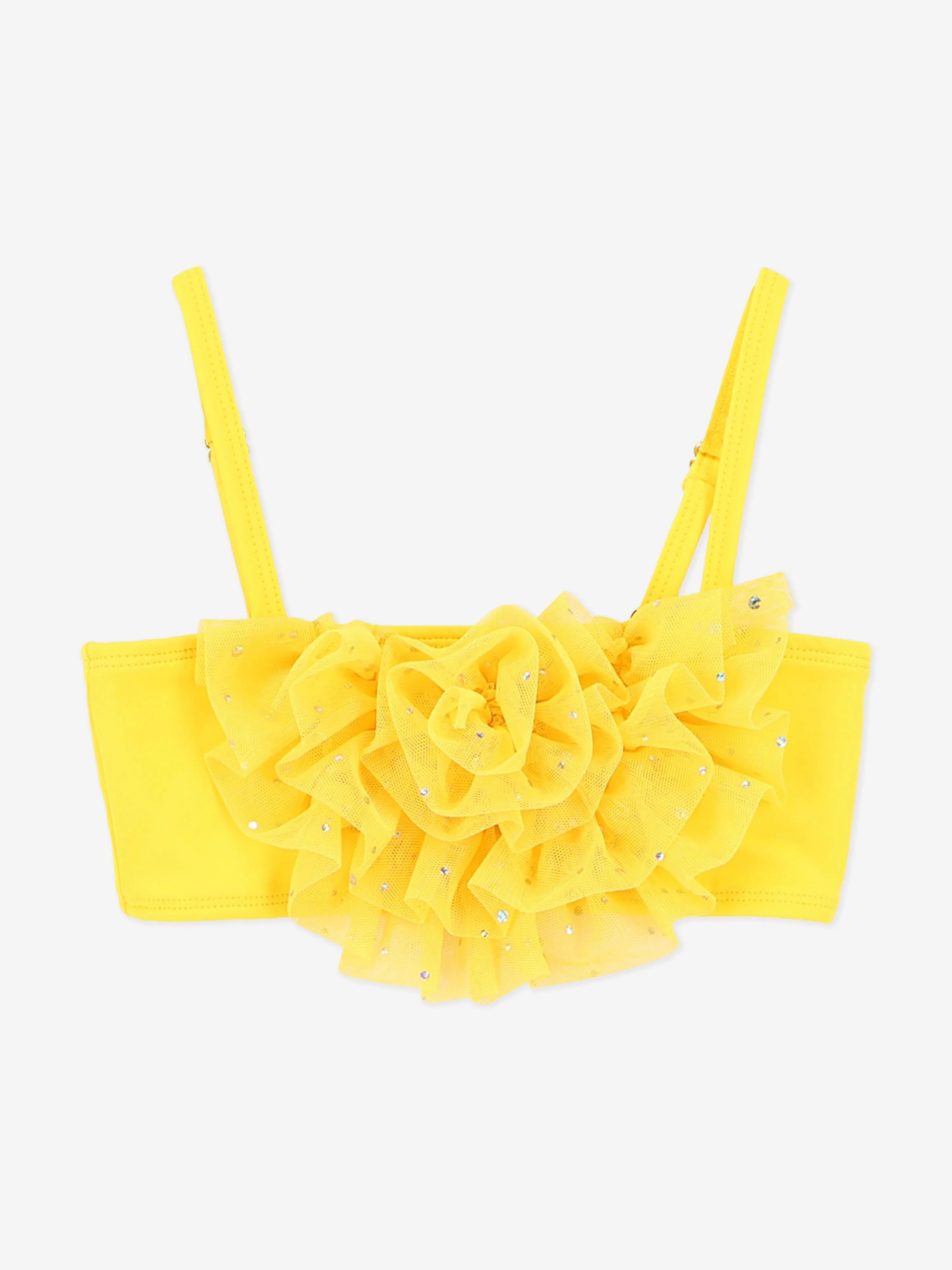 Girls Alissia Sparkle Bikini in Yellow