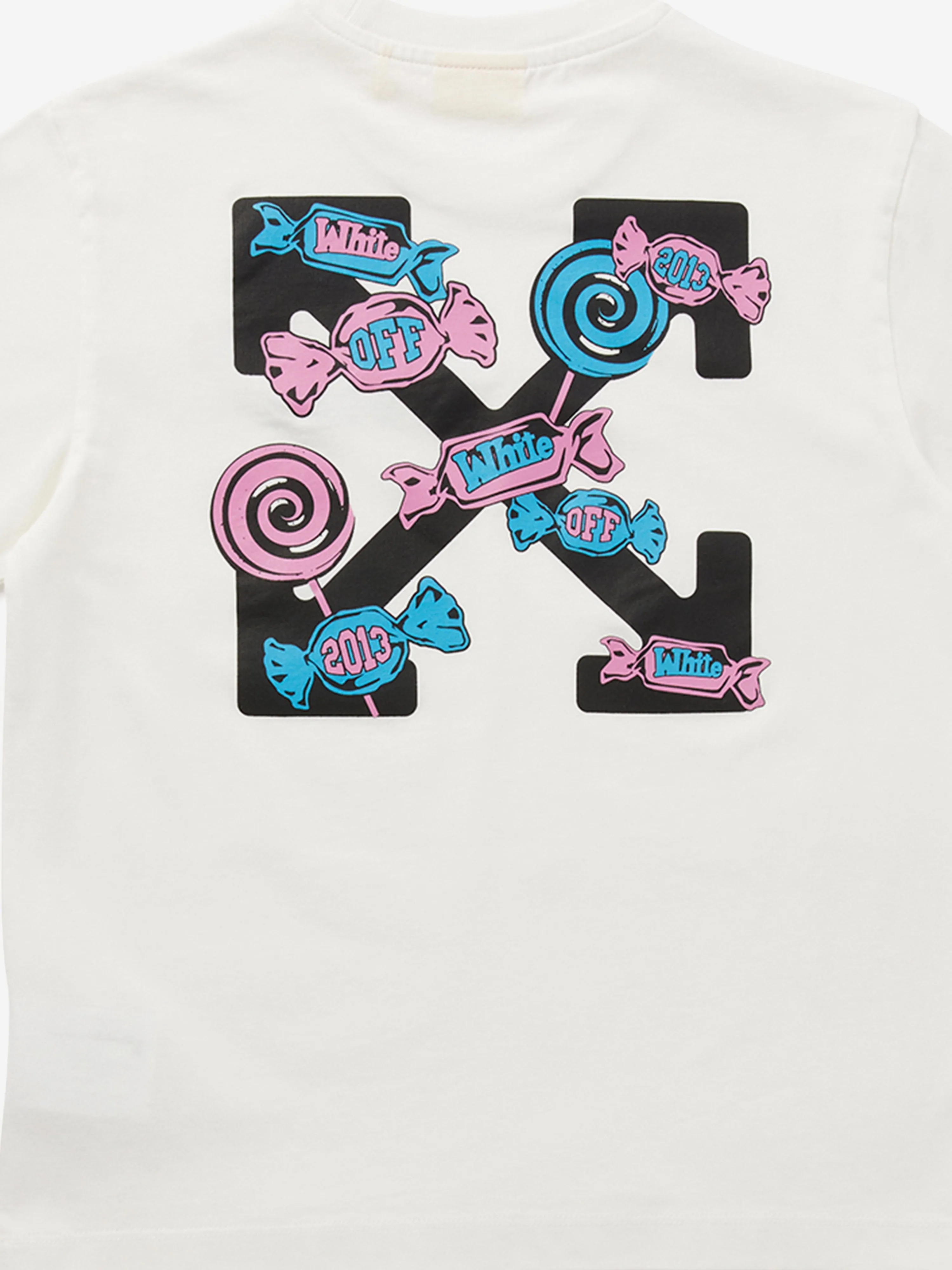 Girls Arrow Lollipop T-Shirt in White