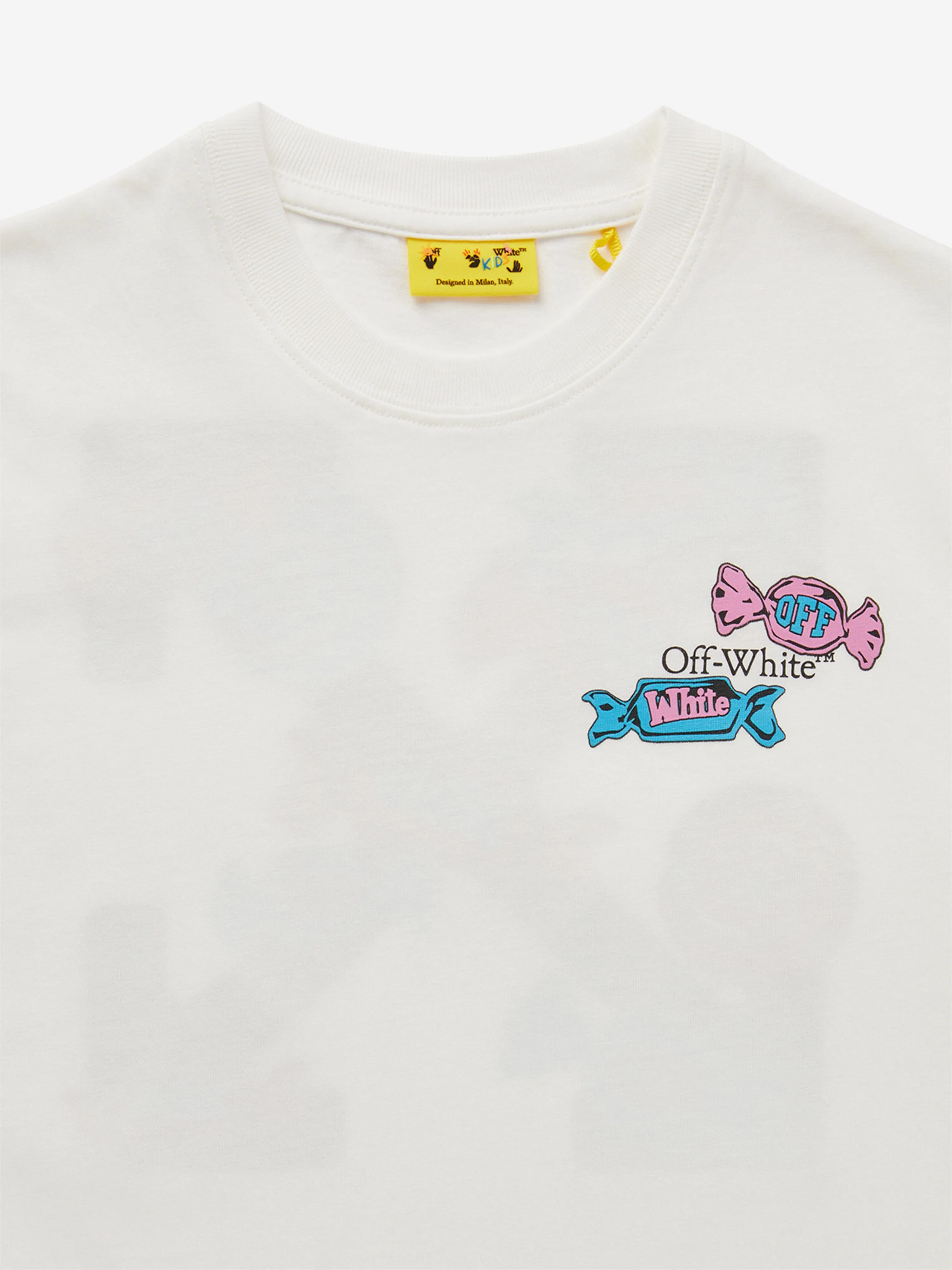 Girls Arrow Lollipop T-Shirt in White