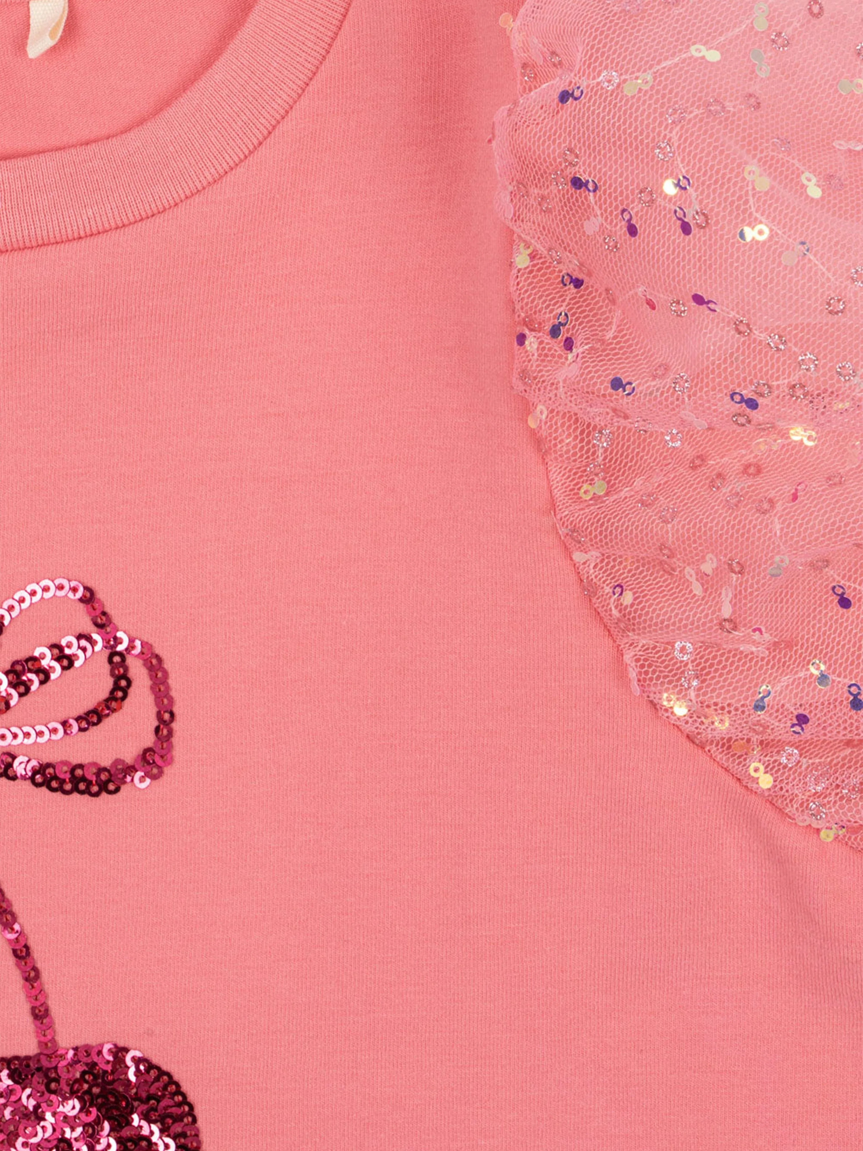 Girls Ballerina T-Shirt in Pink
