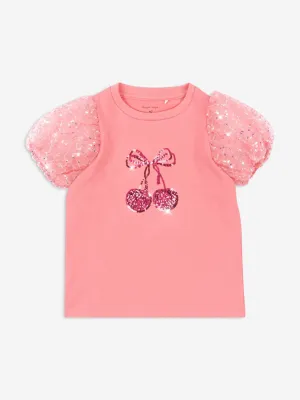 Girls Ballerina T-Shirt in Pink