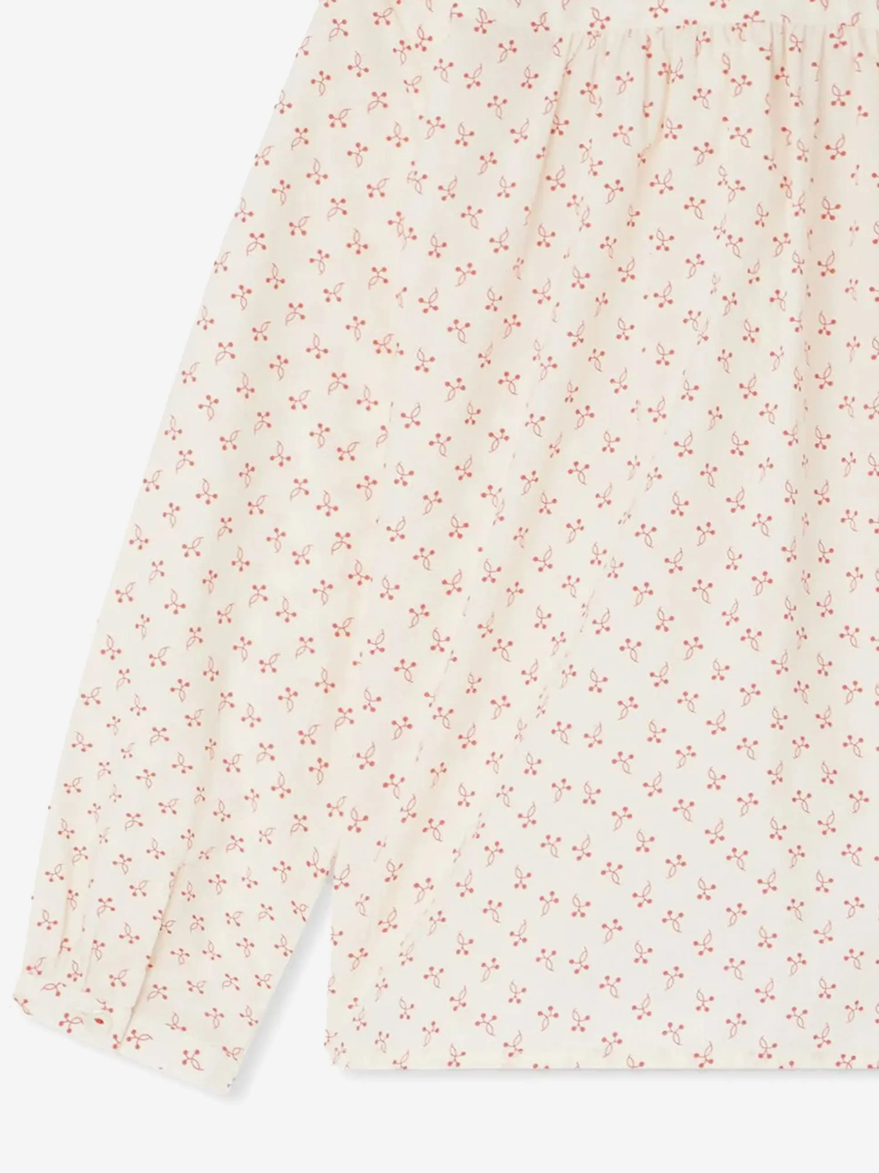Girls Basiline Blouse in Ivory