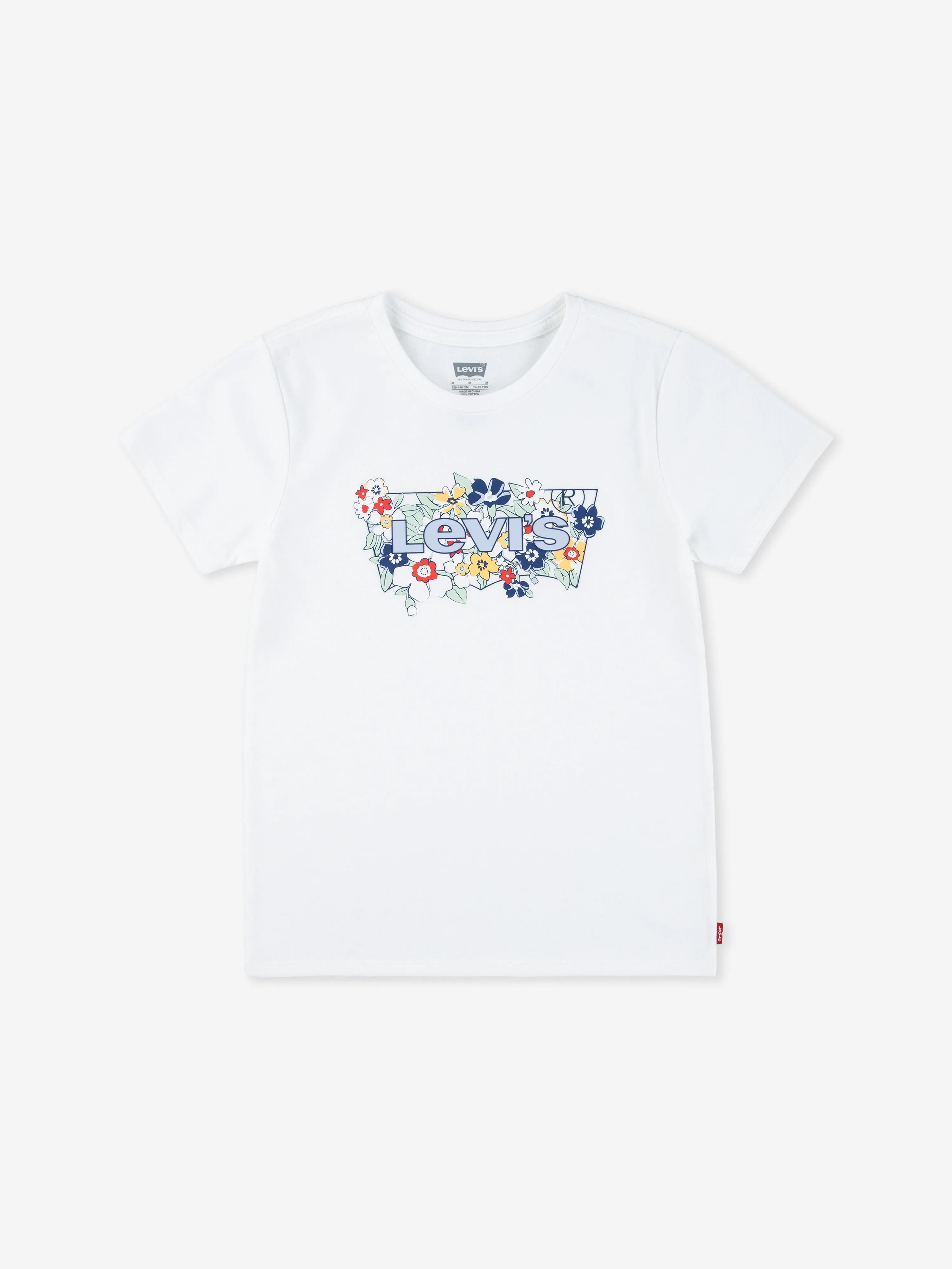 Girls Batwing Fill T-Shirt in White
