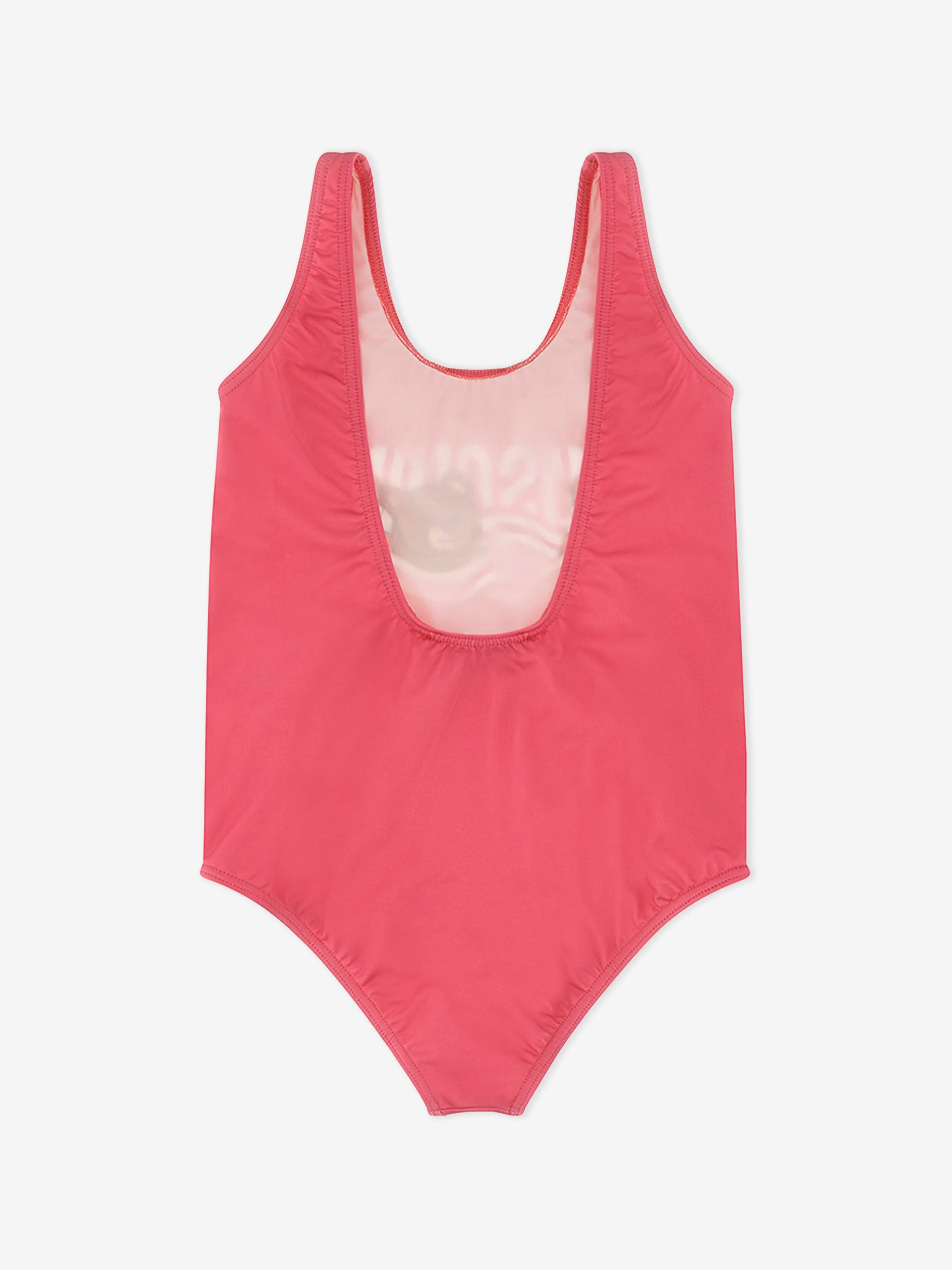 Girls Bear Logo Swimsuit in Pink