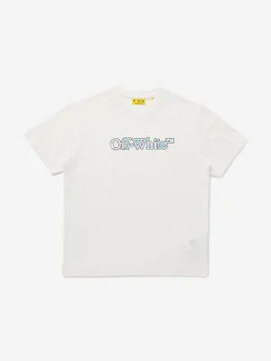 Girls Big Bookish T-Shirt in White