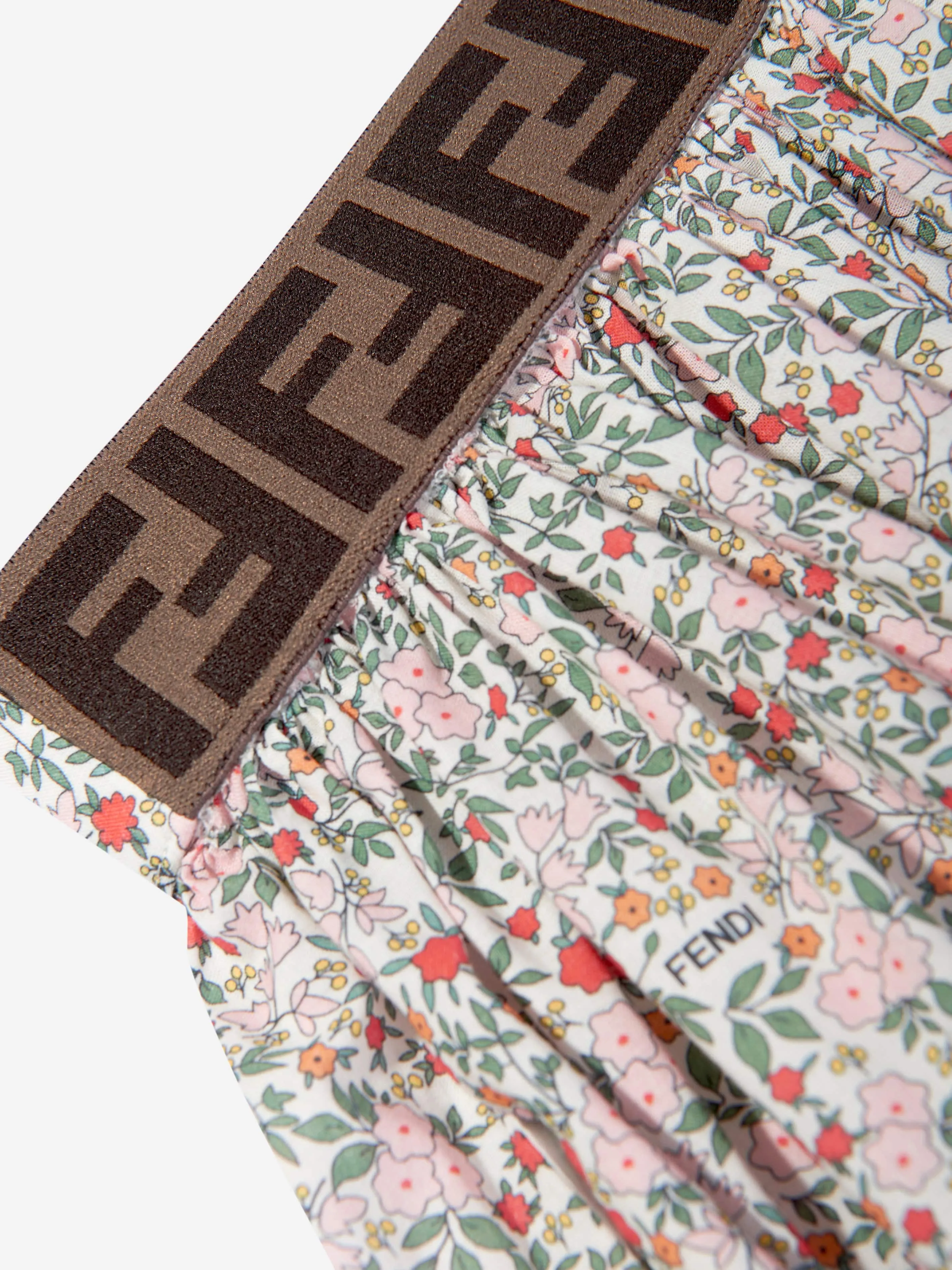 Girls Blooming Print Skirt in Multicolour