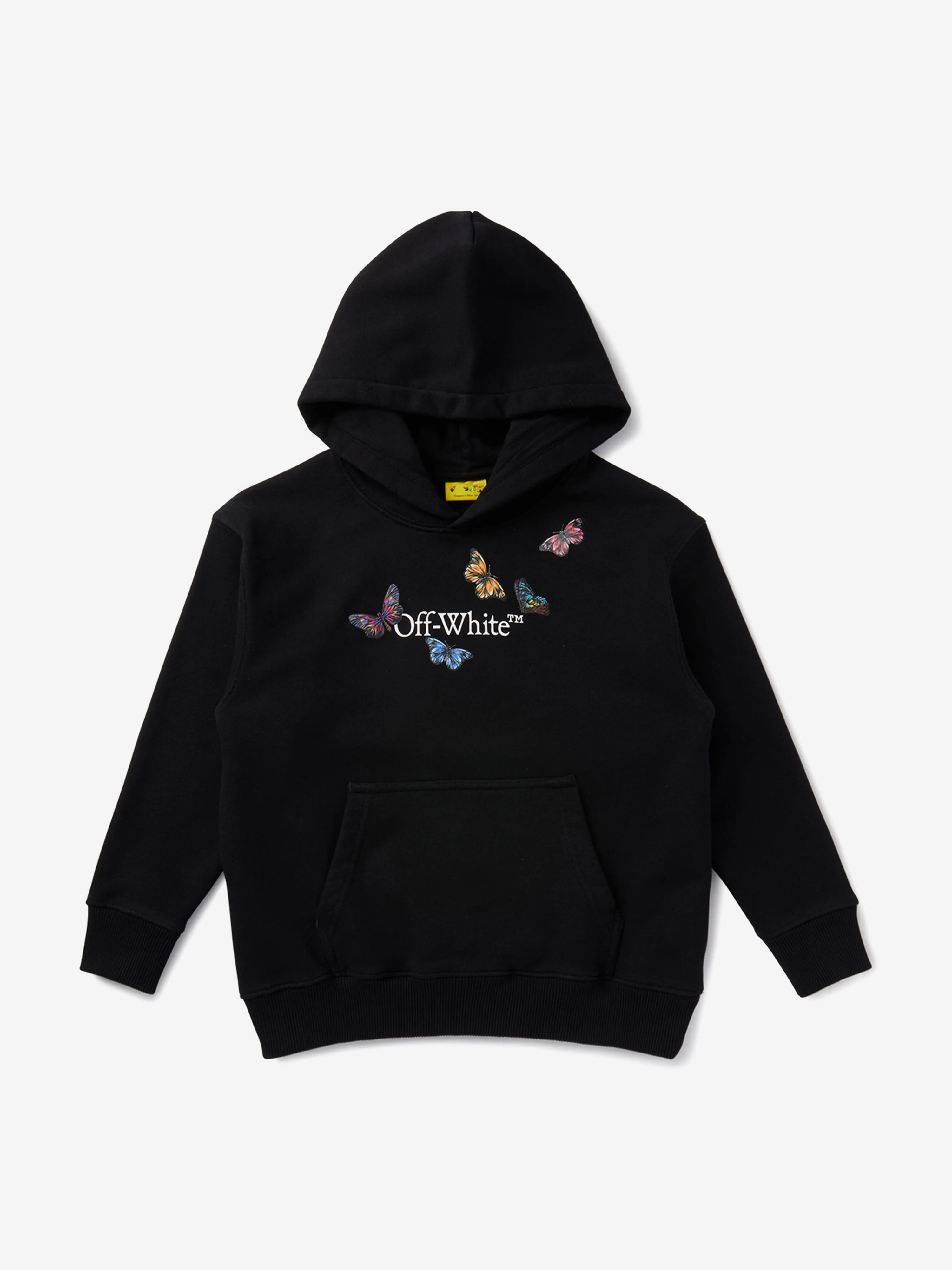 Girls Bookish Butterfly Hoodie in Black