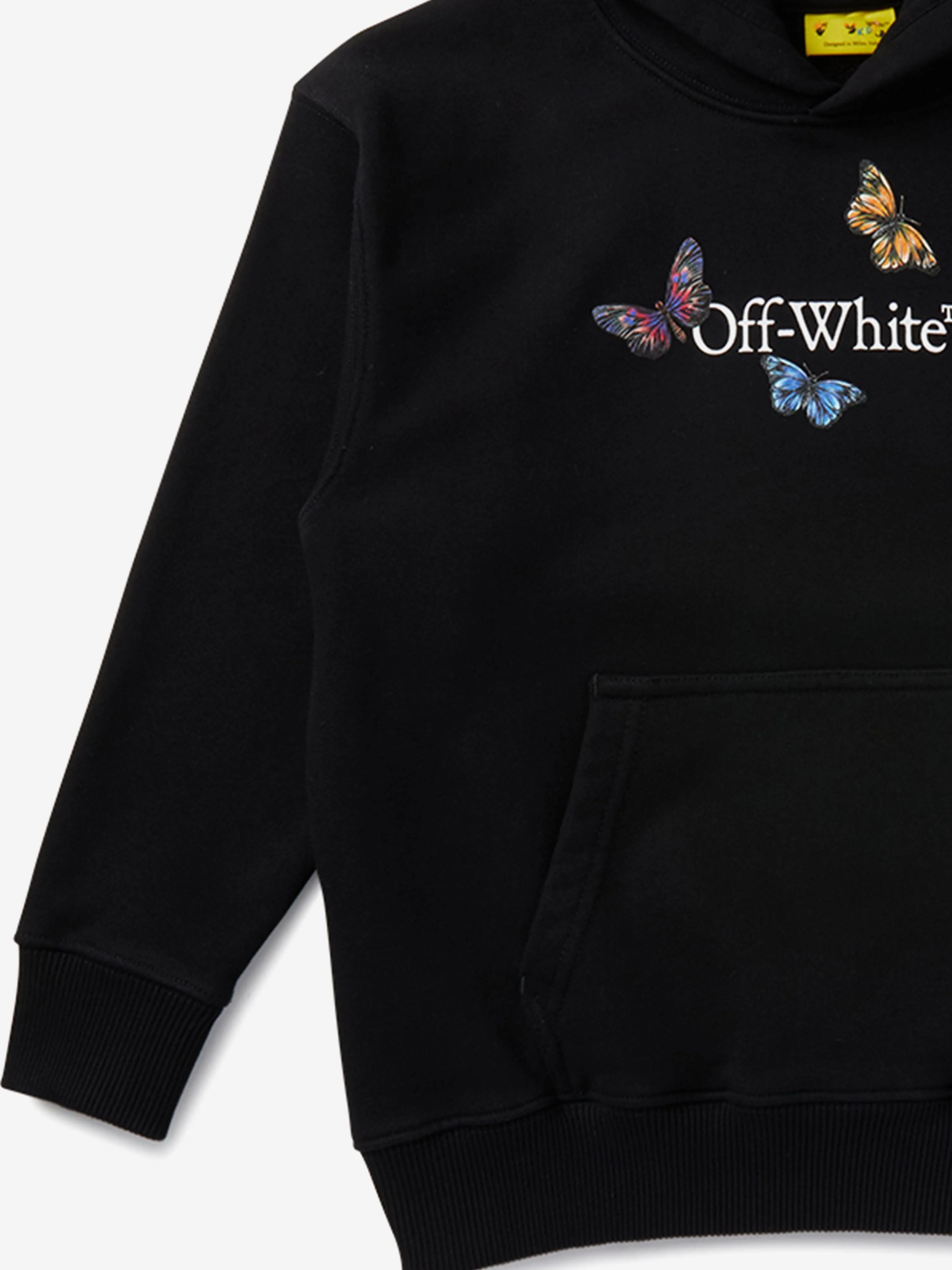 Girls Bookish Butterfly Hoodie in Black