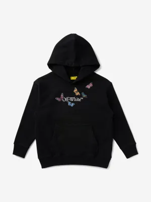 Girls Bookish Butterfly Hoodie in Black