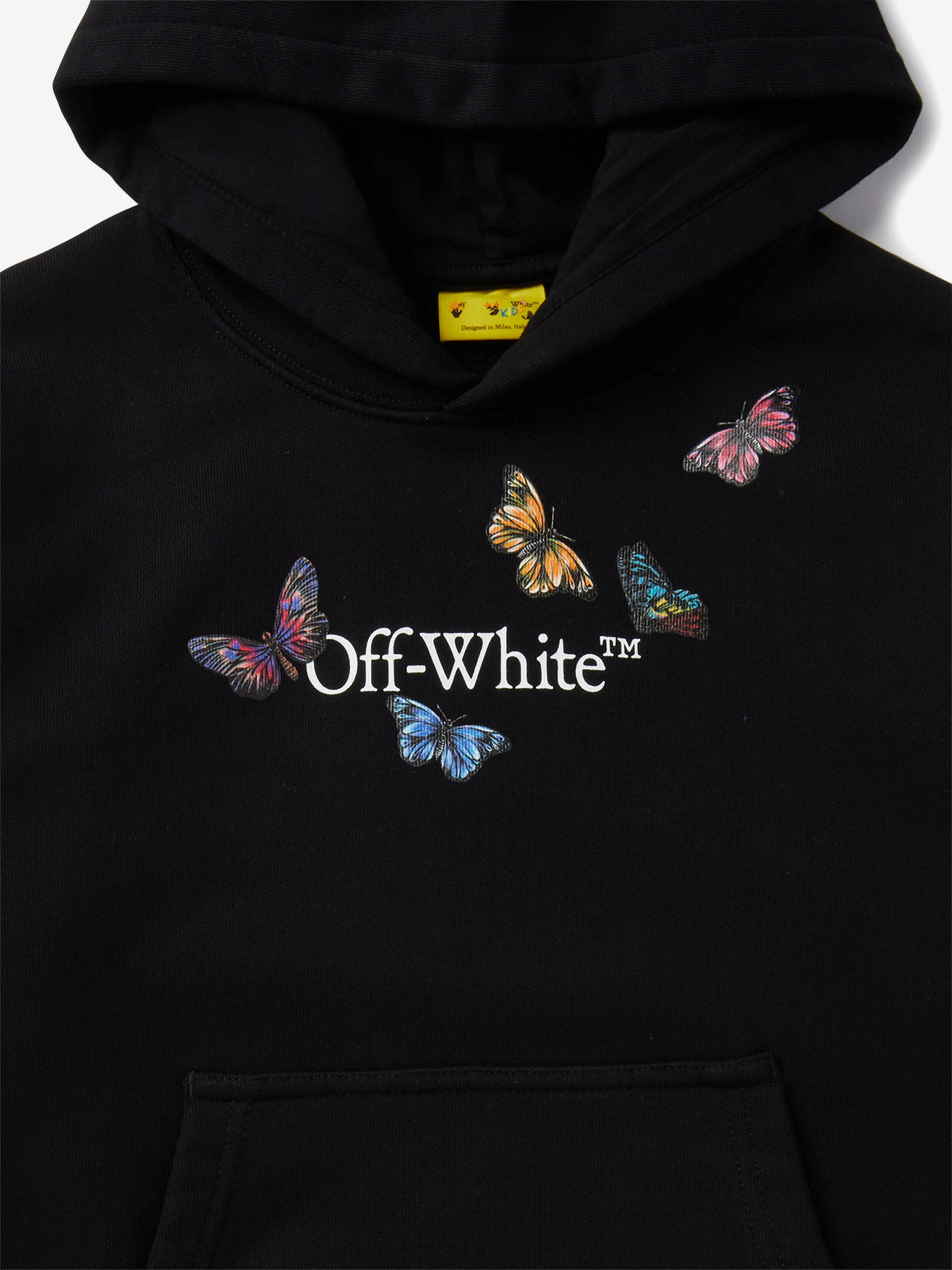 Girls Bookish Butterfly Hoodie in Black