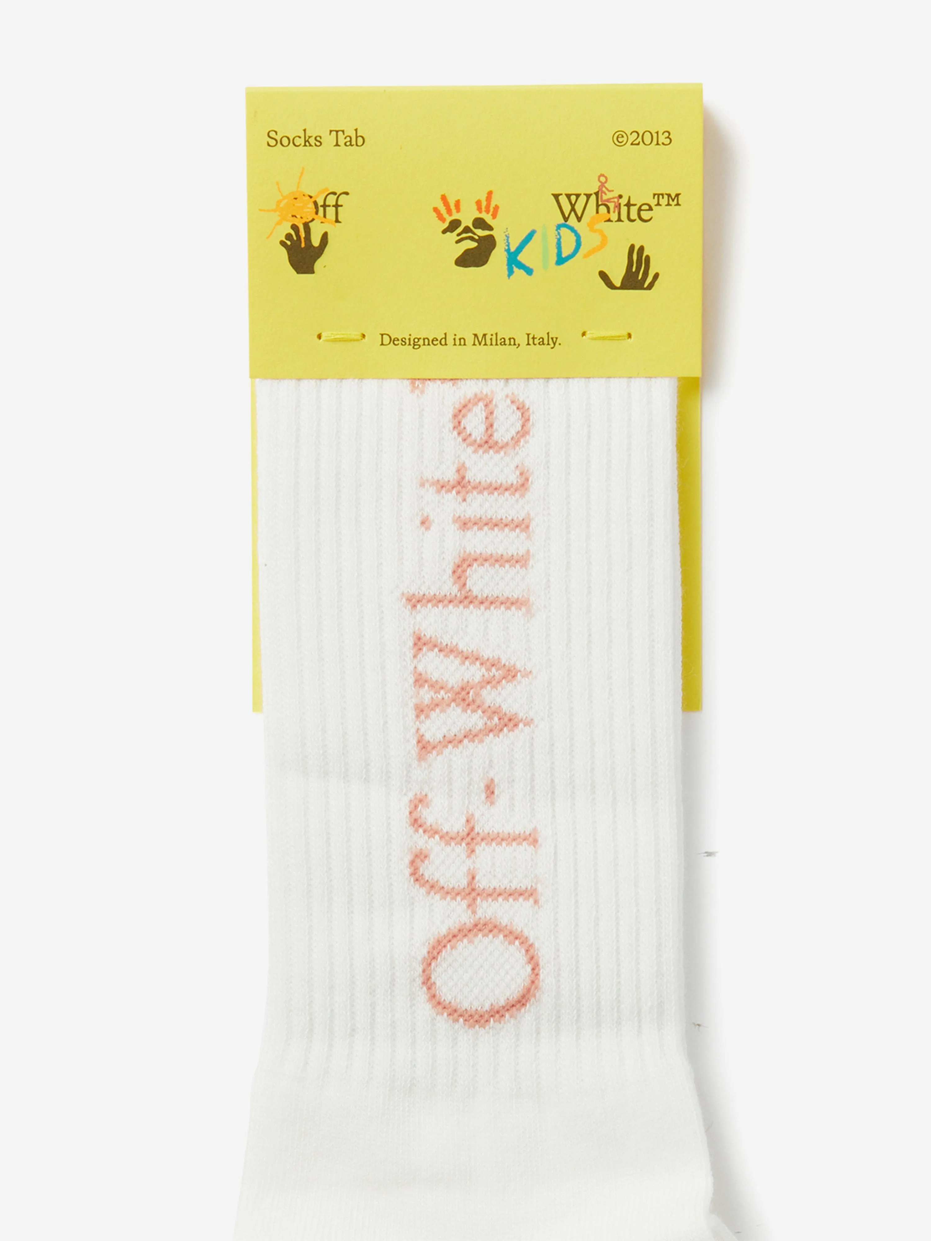Girls Bookish Long Socks in White