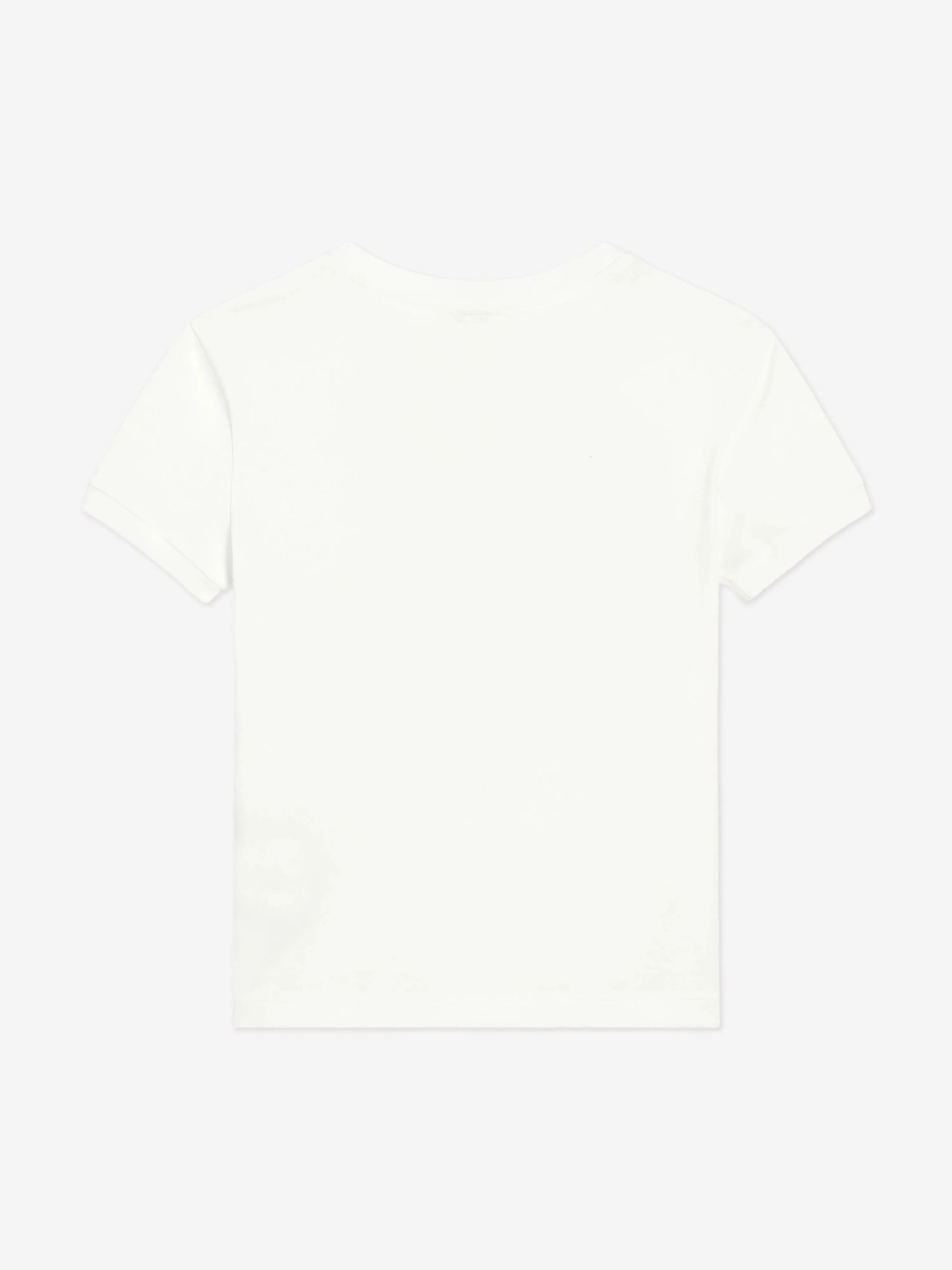 Girls Butterfly Logo T-Shirt in White