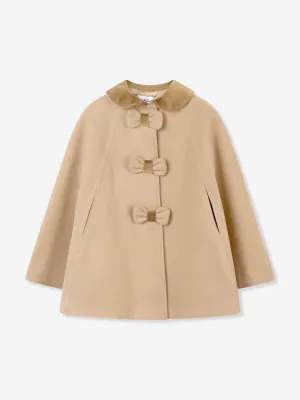 Girls Cape in Beige