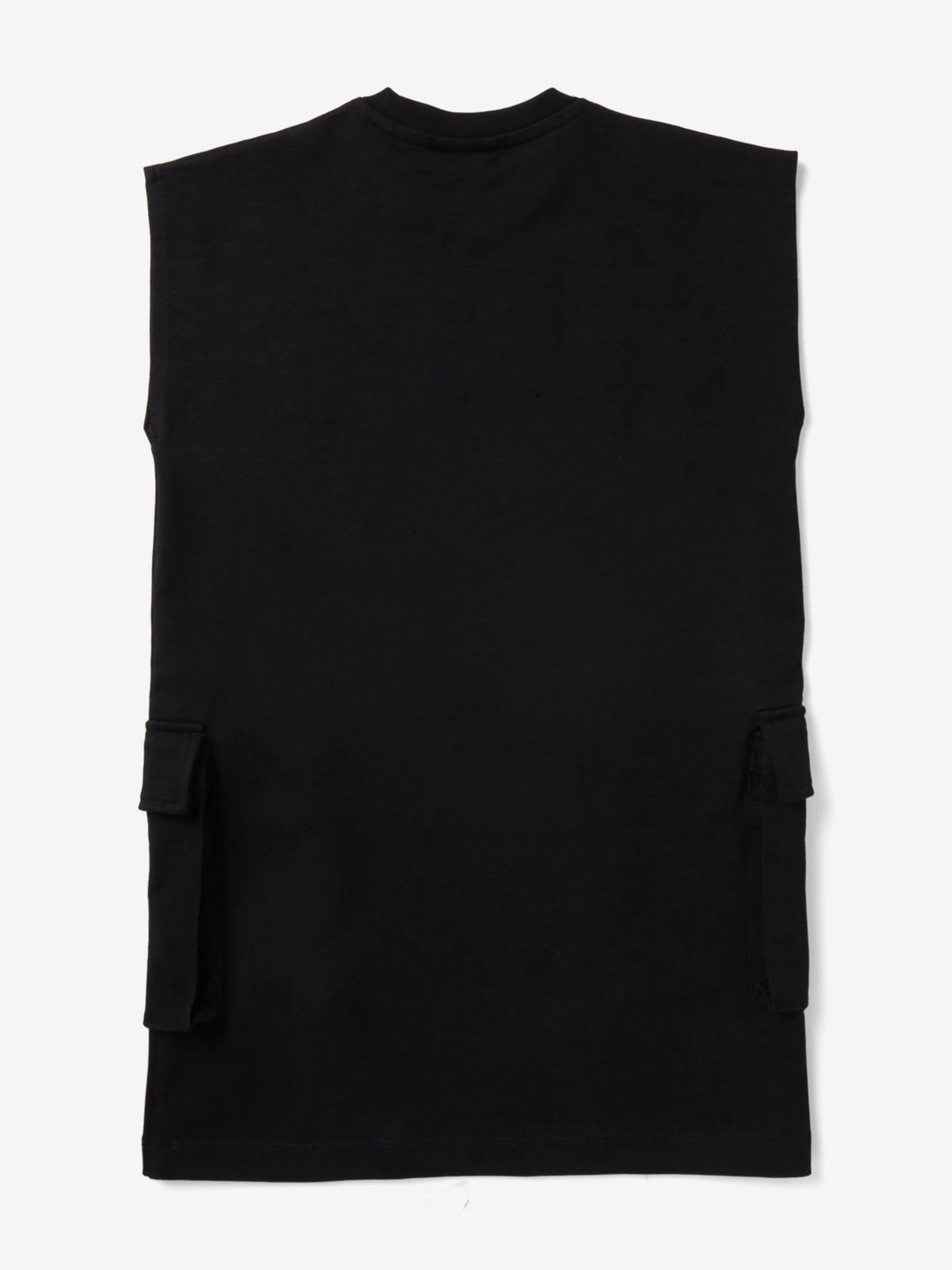 Girls Cargo Dress in Black