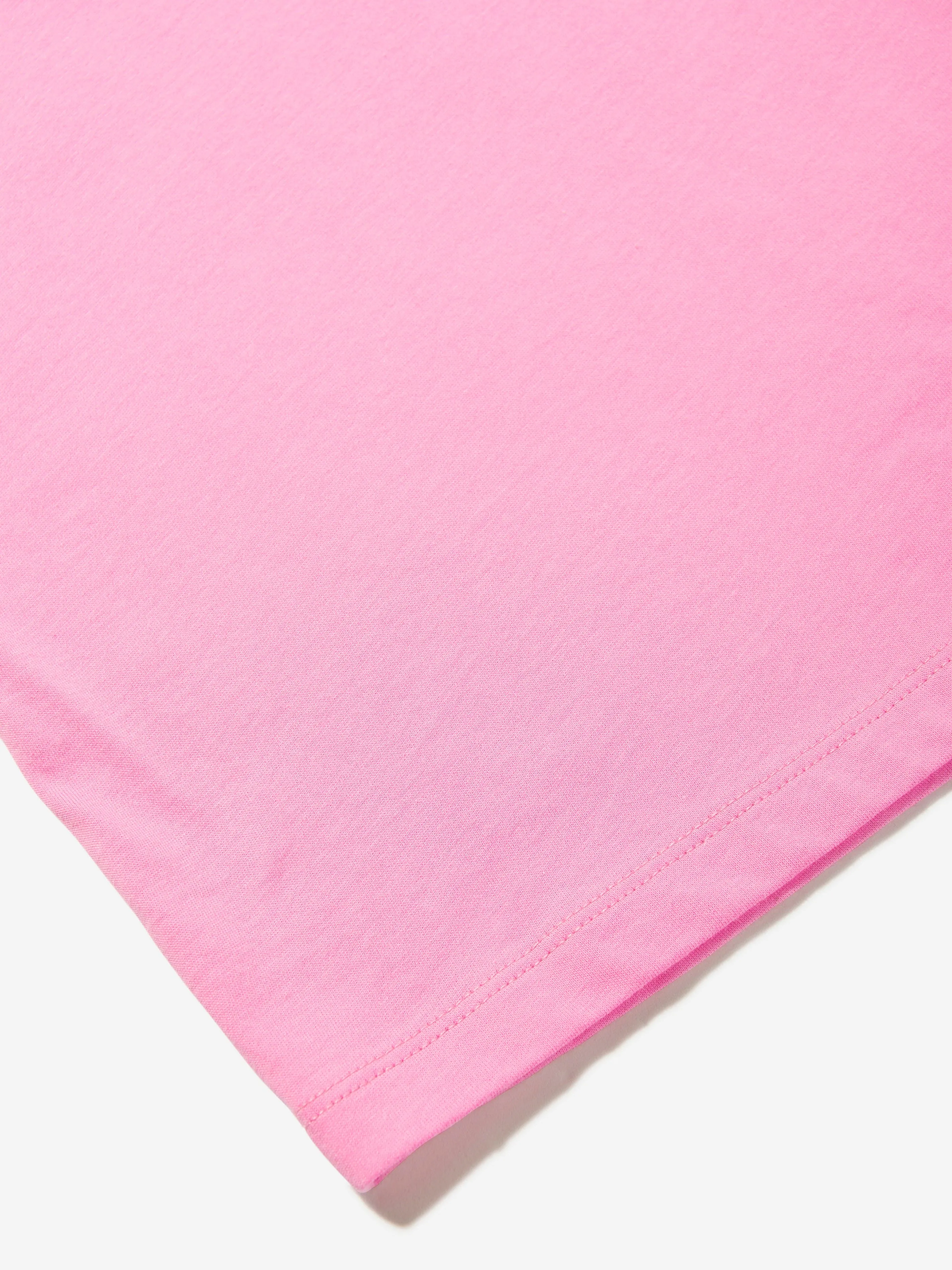 Girls Cherries Print T-Shirt in Pink