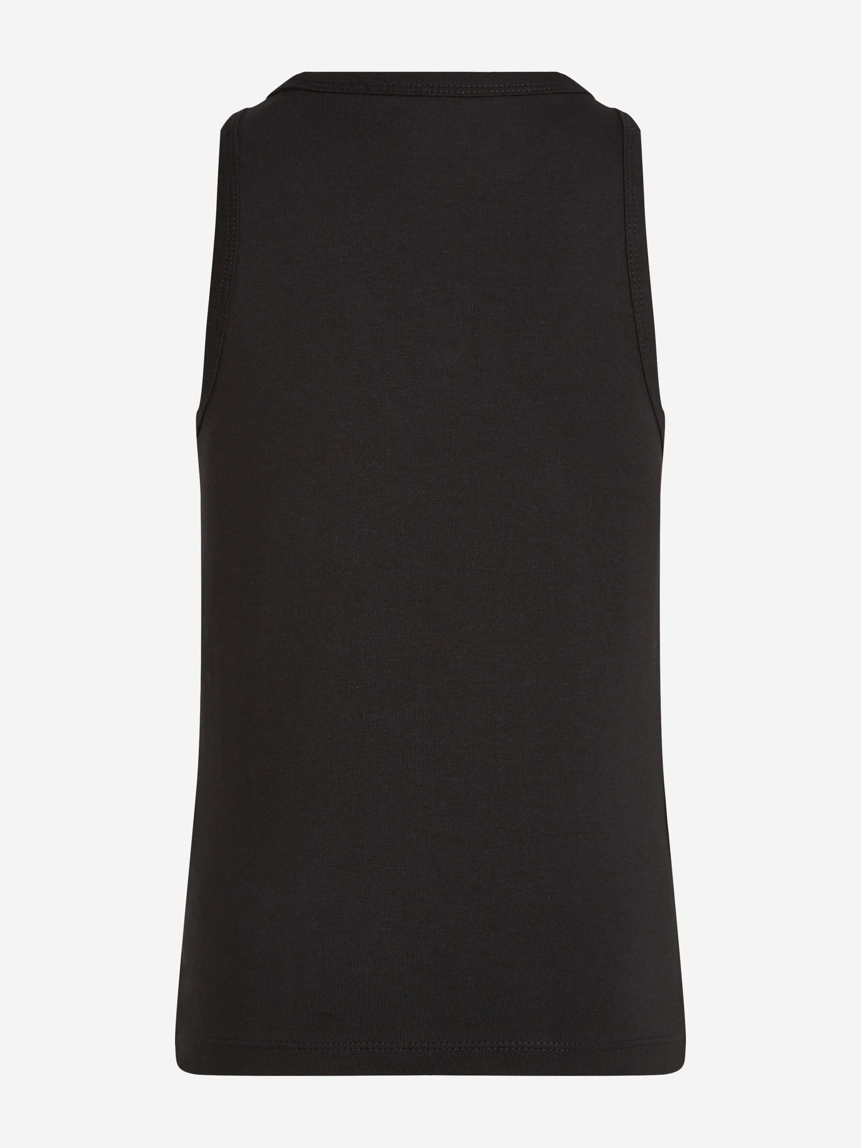 Girls CK Logo Tank Top in Black