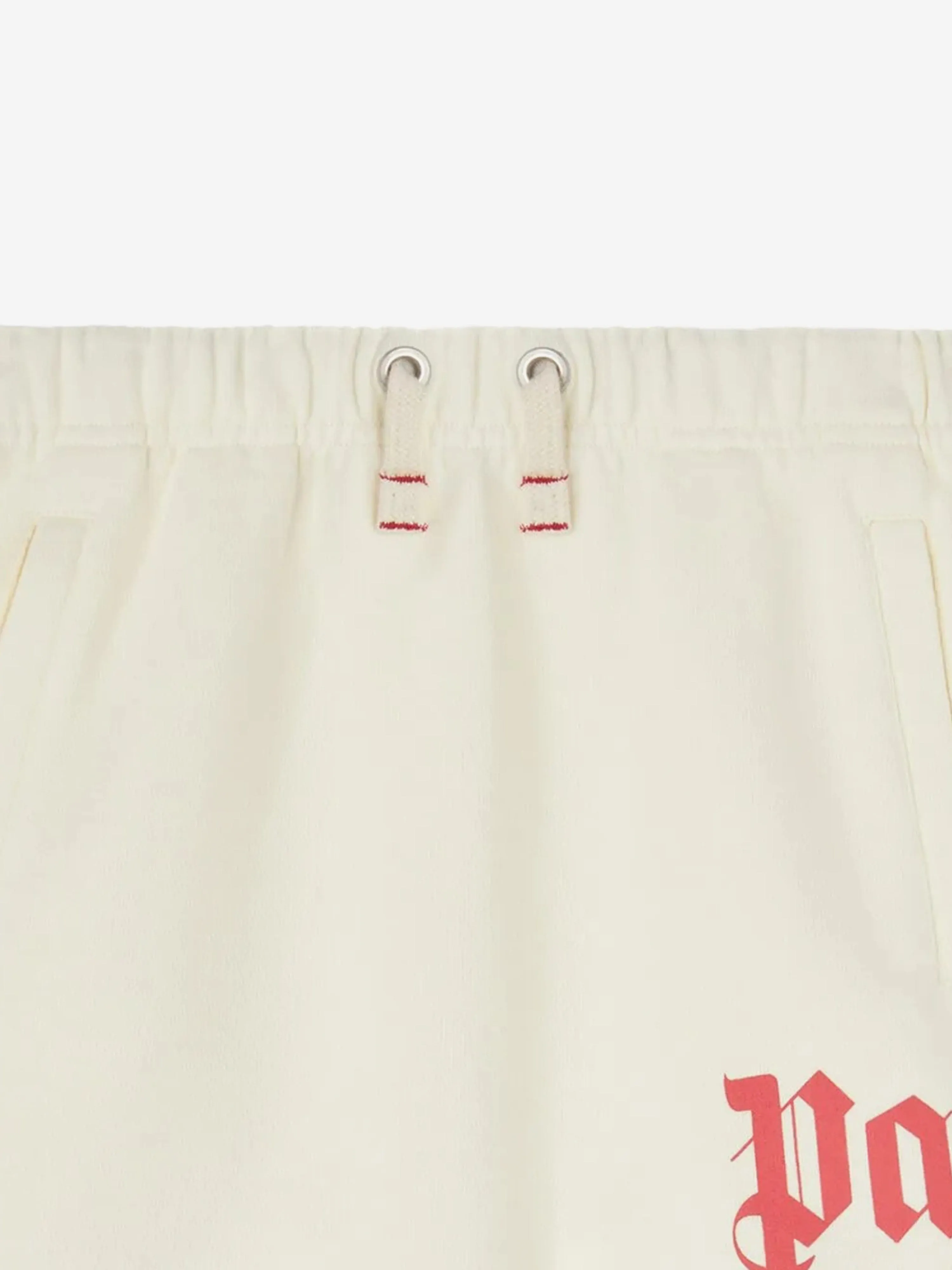 Girls Classic Overlogo Sweat Skirt in Ivory