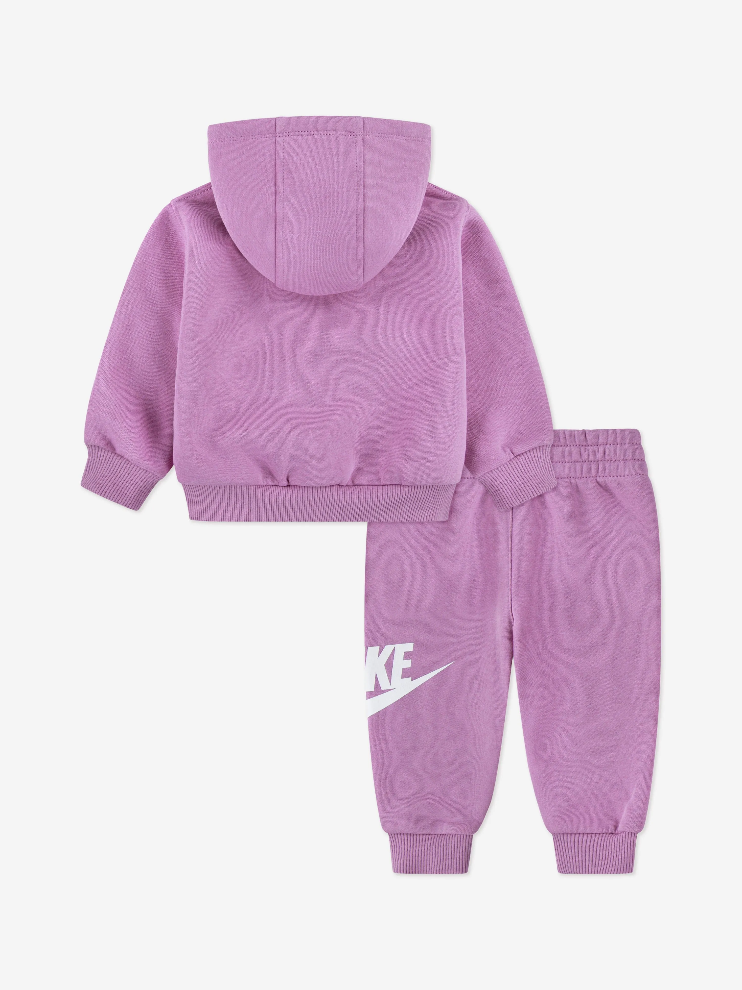 Girls Club Fleece Tracksuit in Pink