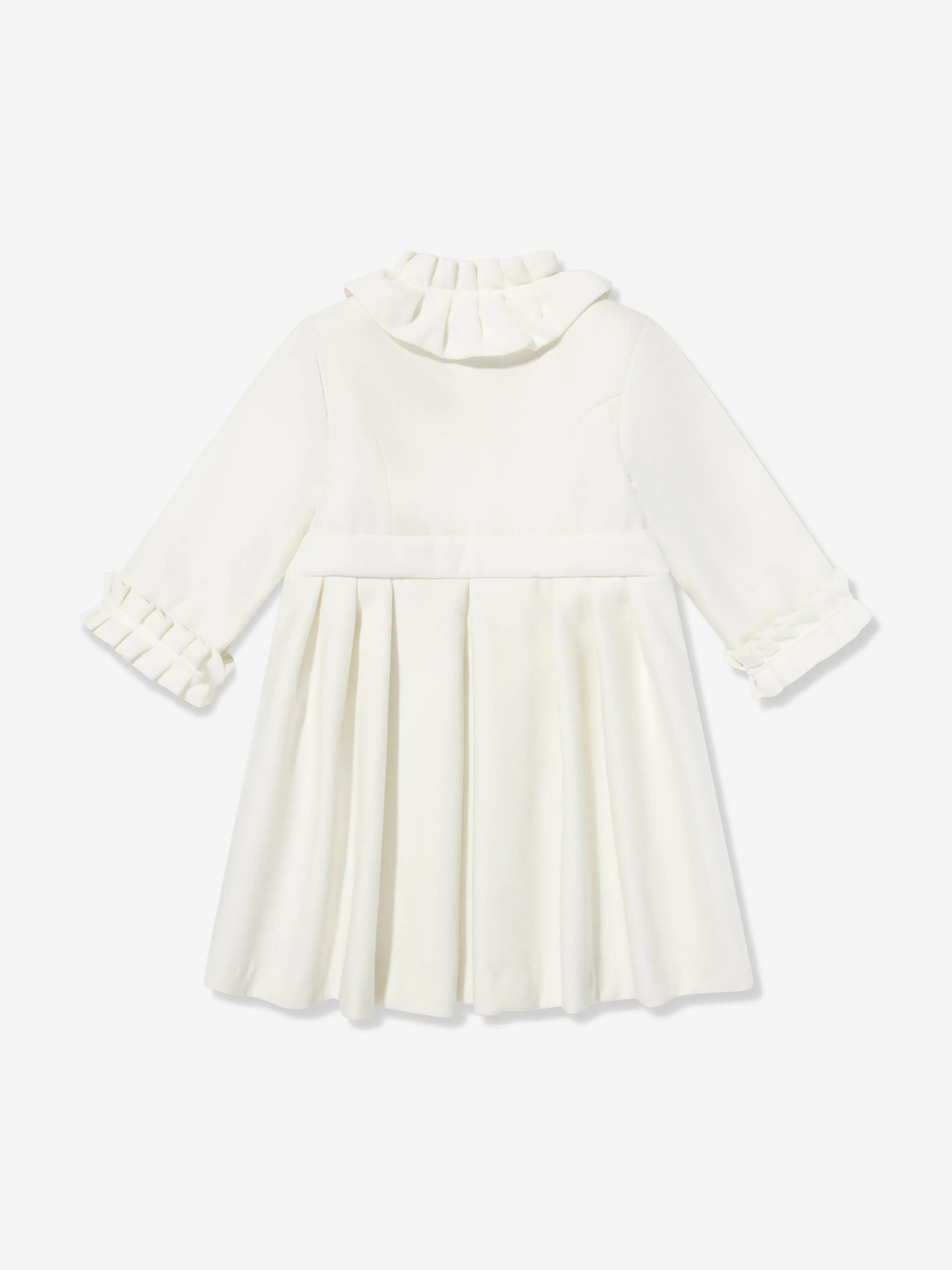Girls Coat and Hat Set in Ivory