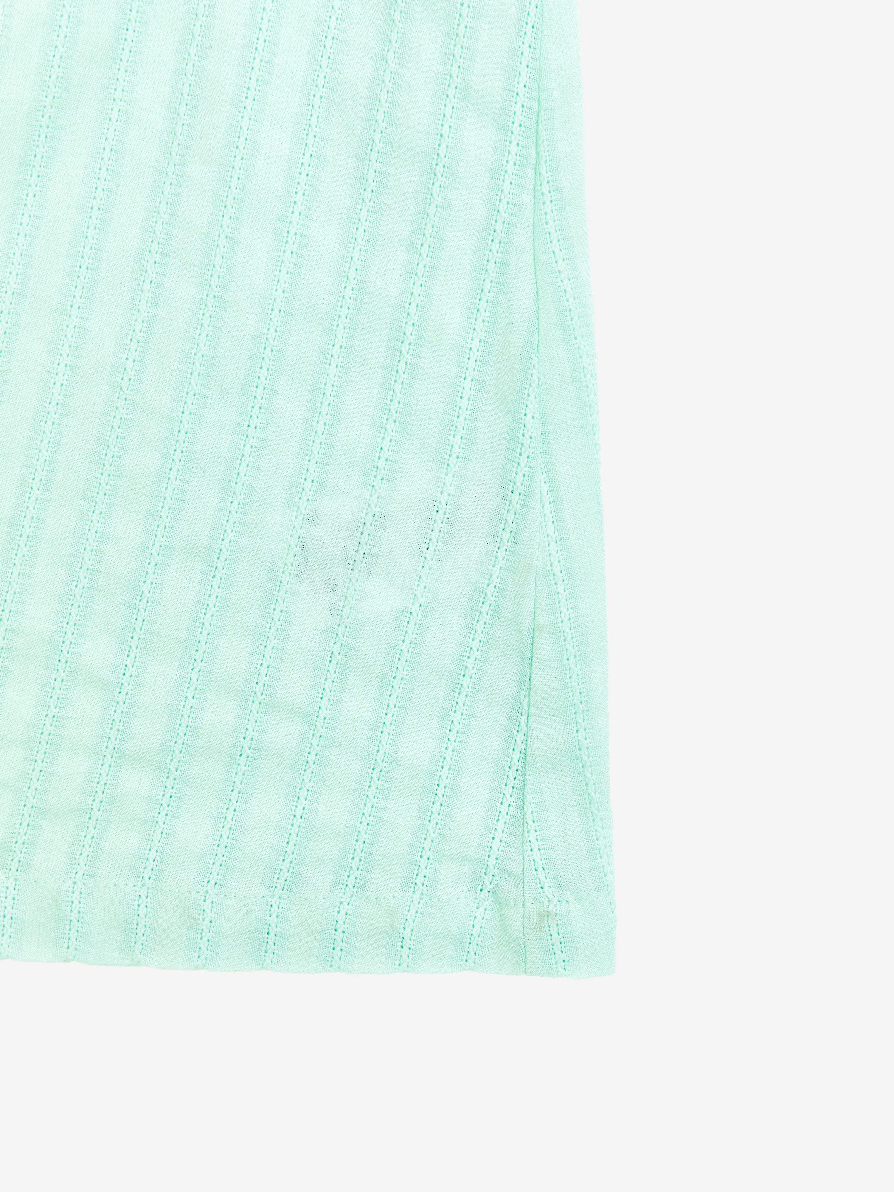 Girls Cotton Summer Dress in Green