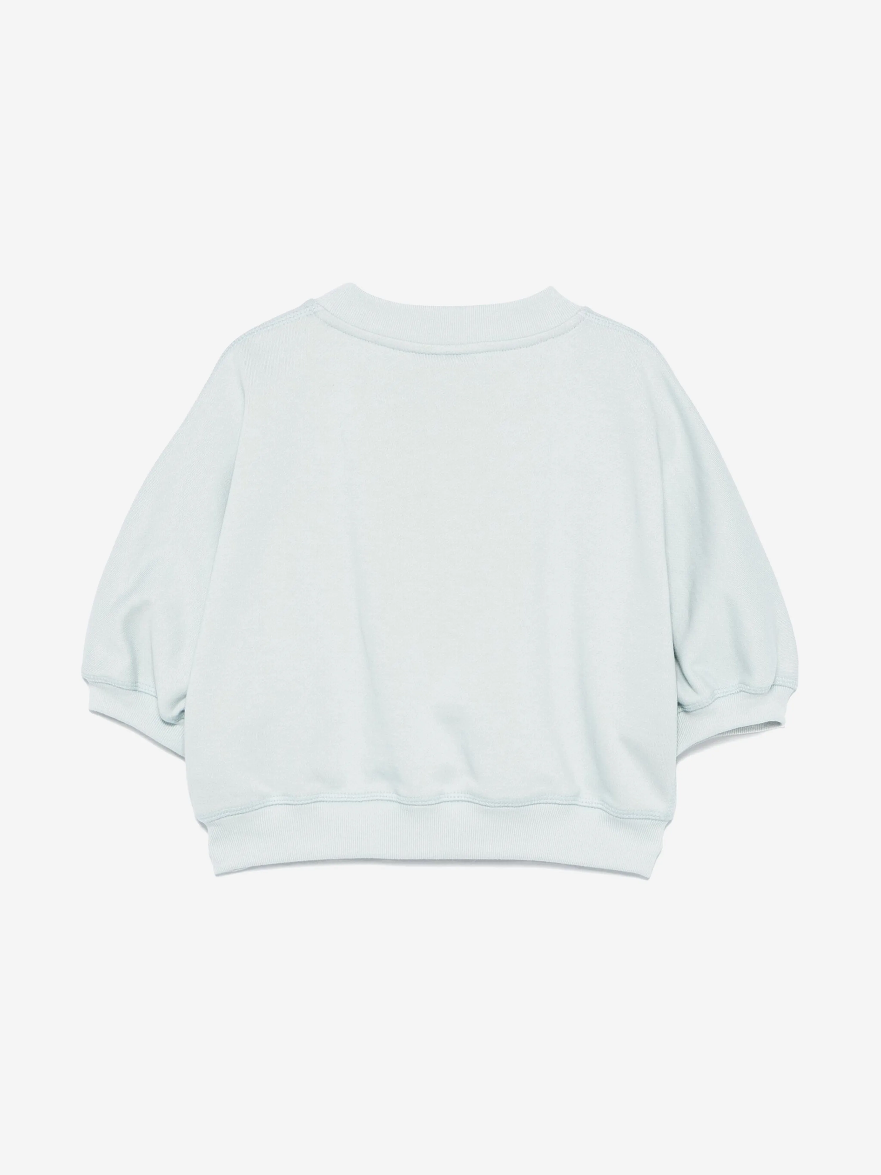 Girls Cropped Logo Sweatshirt in Blue