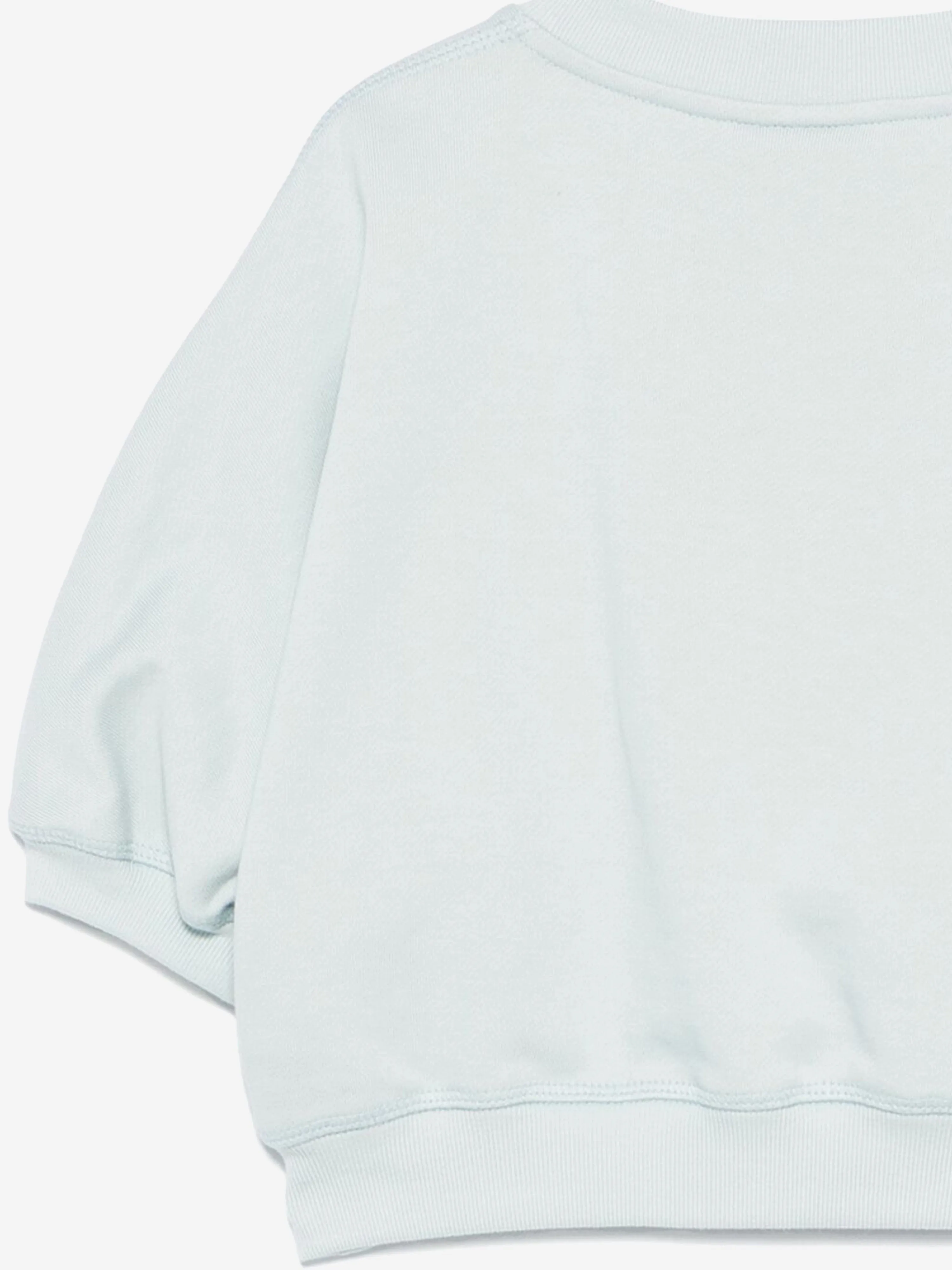 Girls Cropped Logo Sweatshirt in Blue