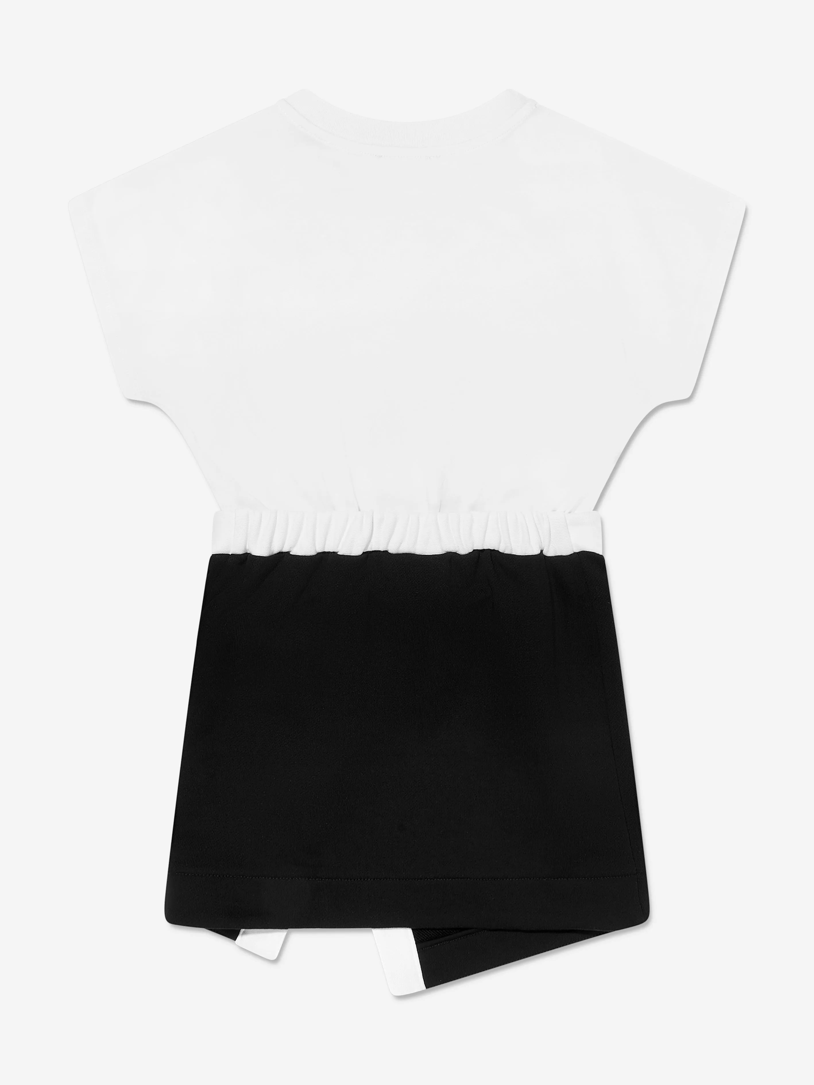 Girls Crossover Dress in White