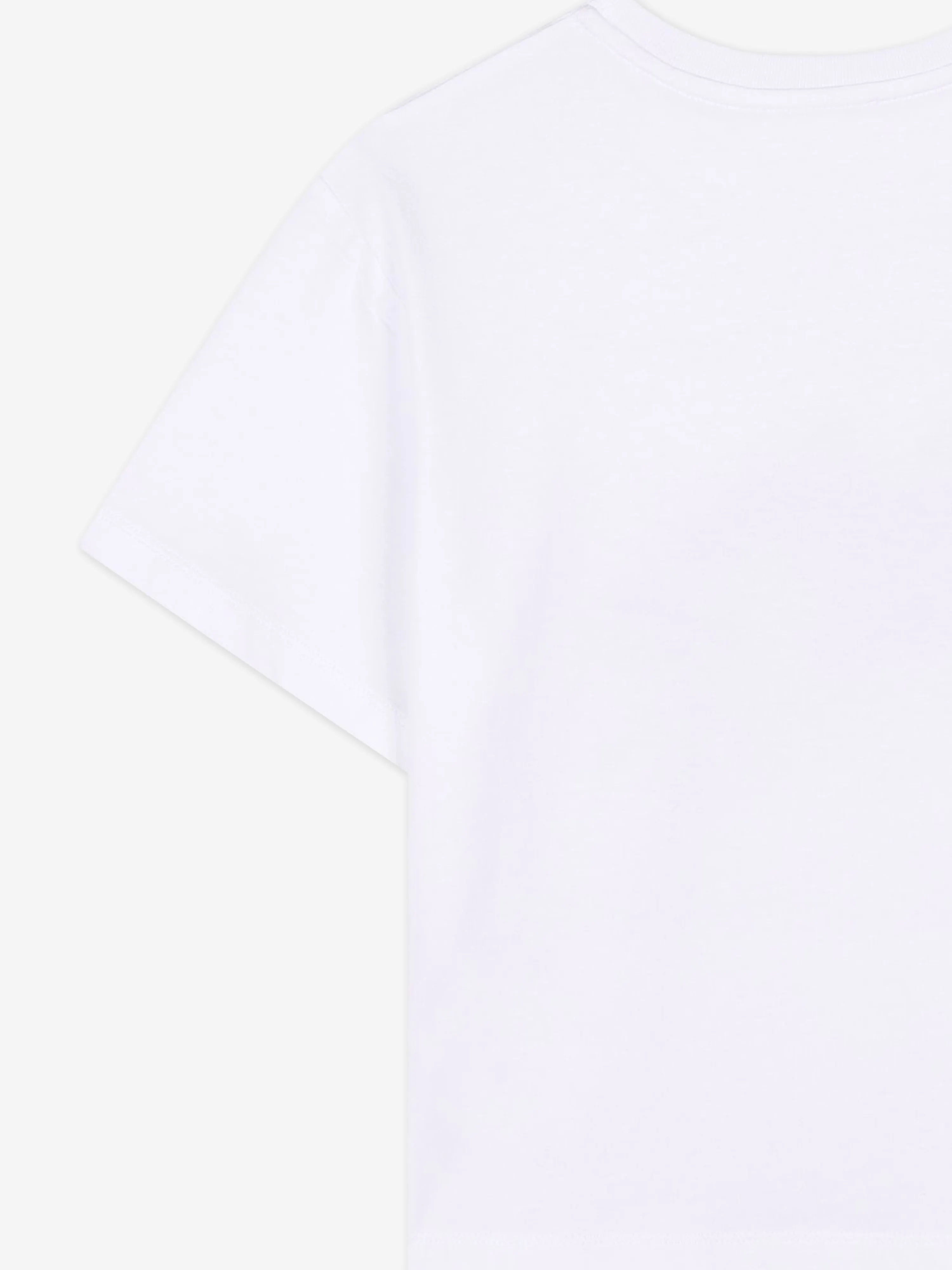 Girls Curb Trainers T-Shirt in White