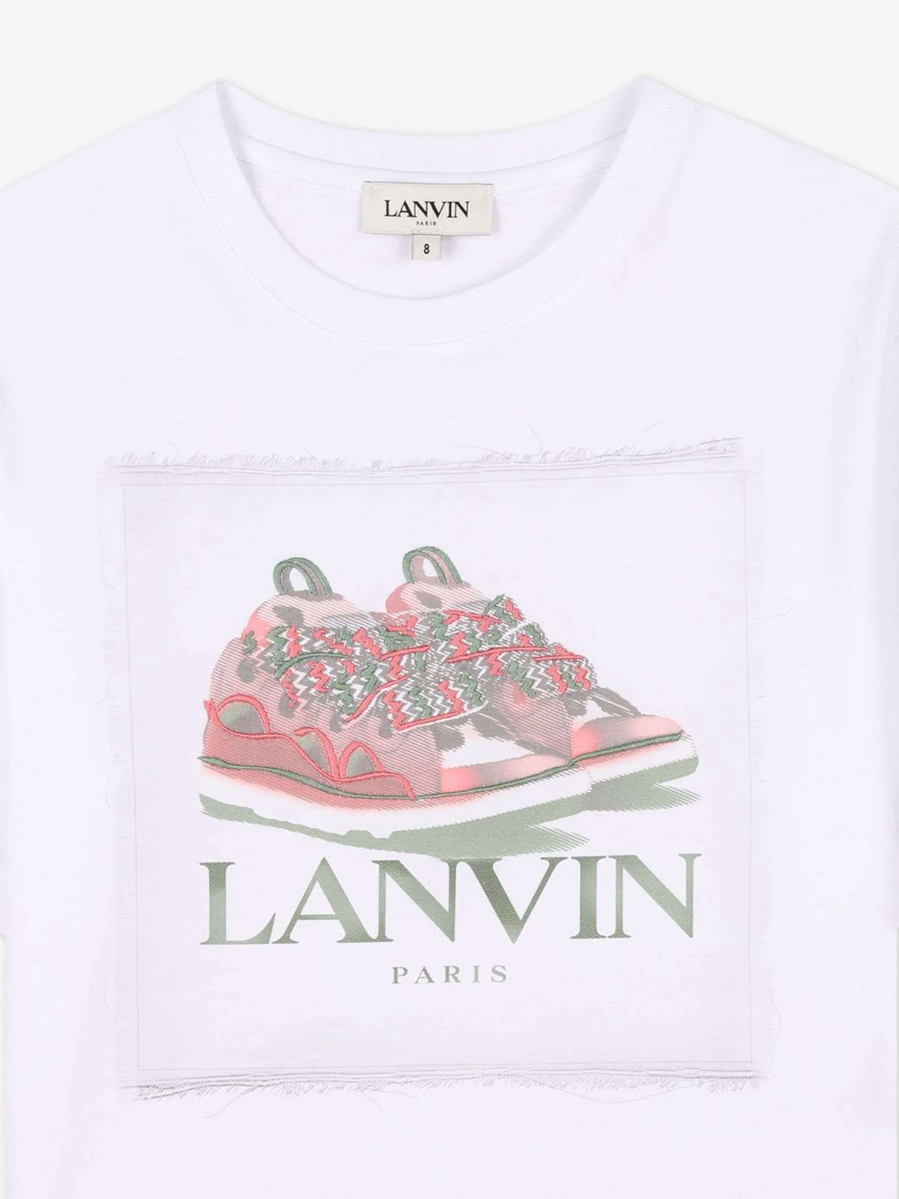 Girls Curb Trainers T-Shirt in White
