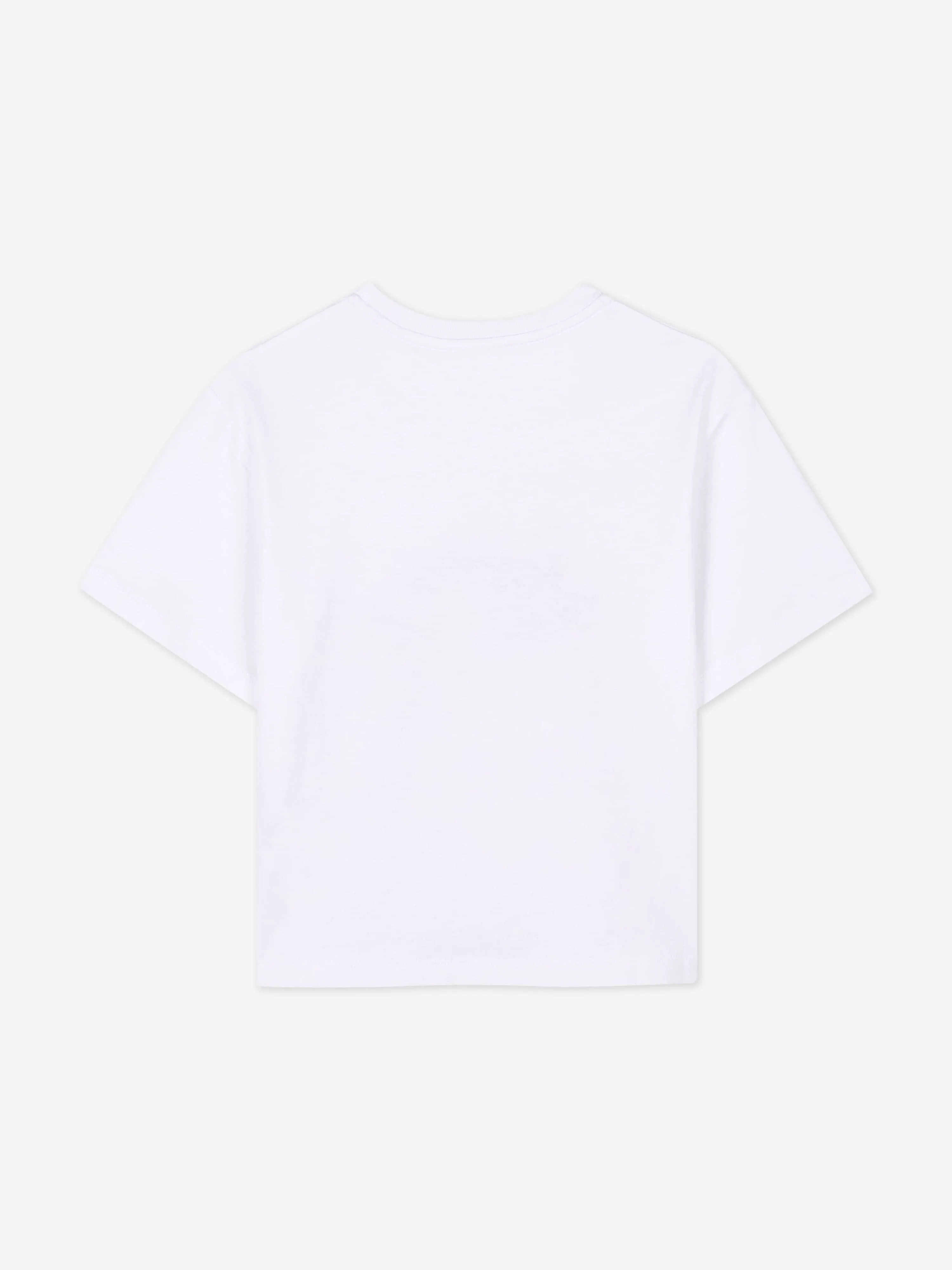 Girls Curb Trainers T-Shirt in White