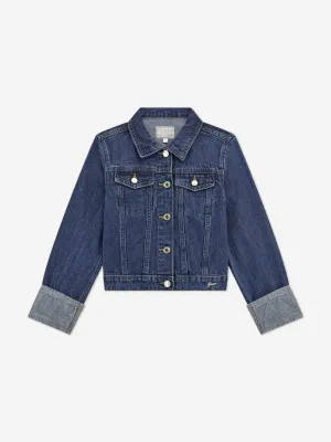 Girls Denim Jacket in Blue