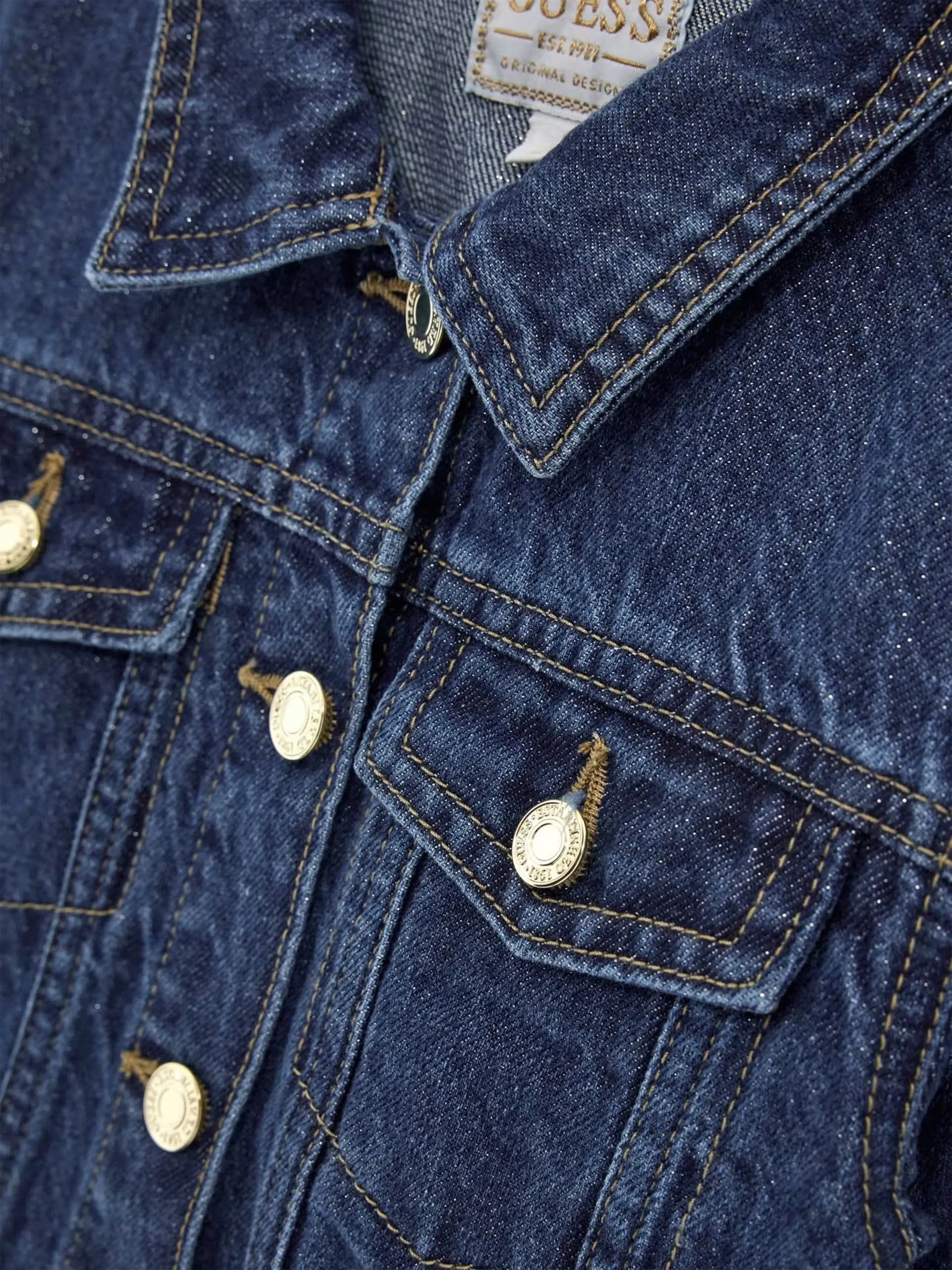 Girls Denim Jacket in Blue